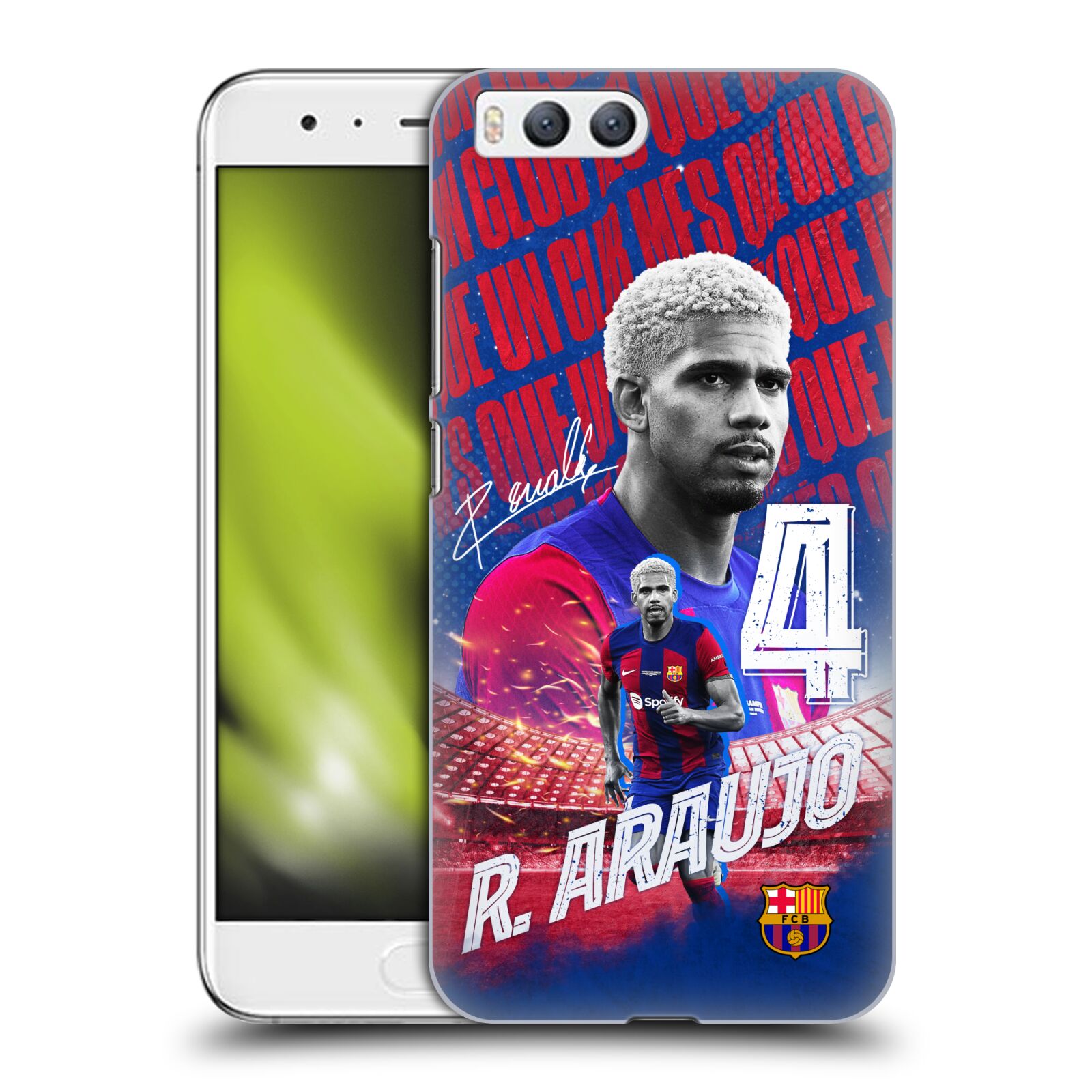 Obal na mobil Xiaomi MI6 - HEAD CASE - FC BARCELONA - Ronald Araújo