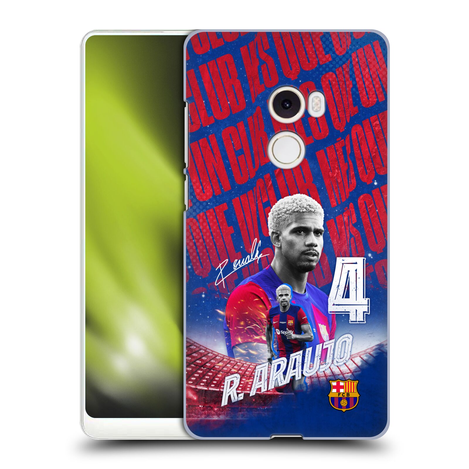 Obal na mobil Xiaomi Mi Mix 2 - HEAD CASE - FC BARCELONA - Ronald Araújo
