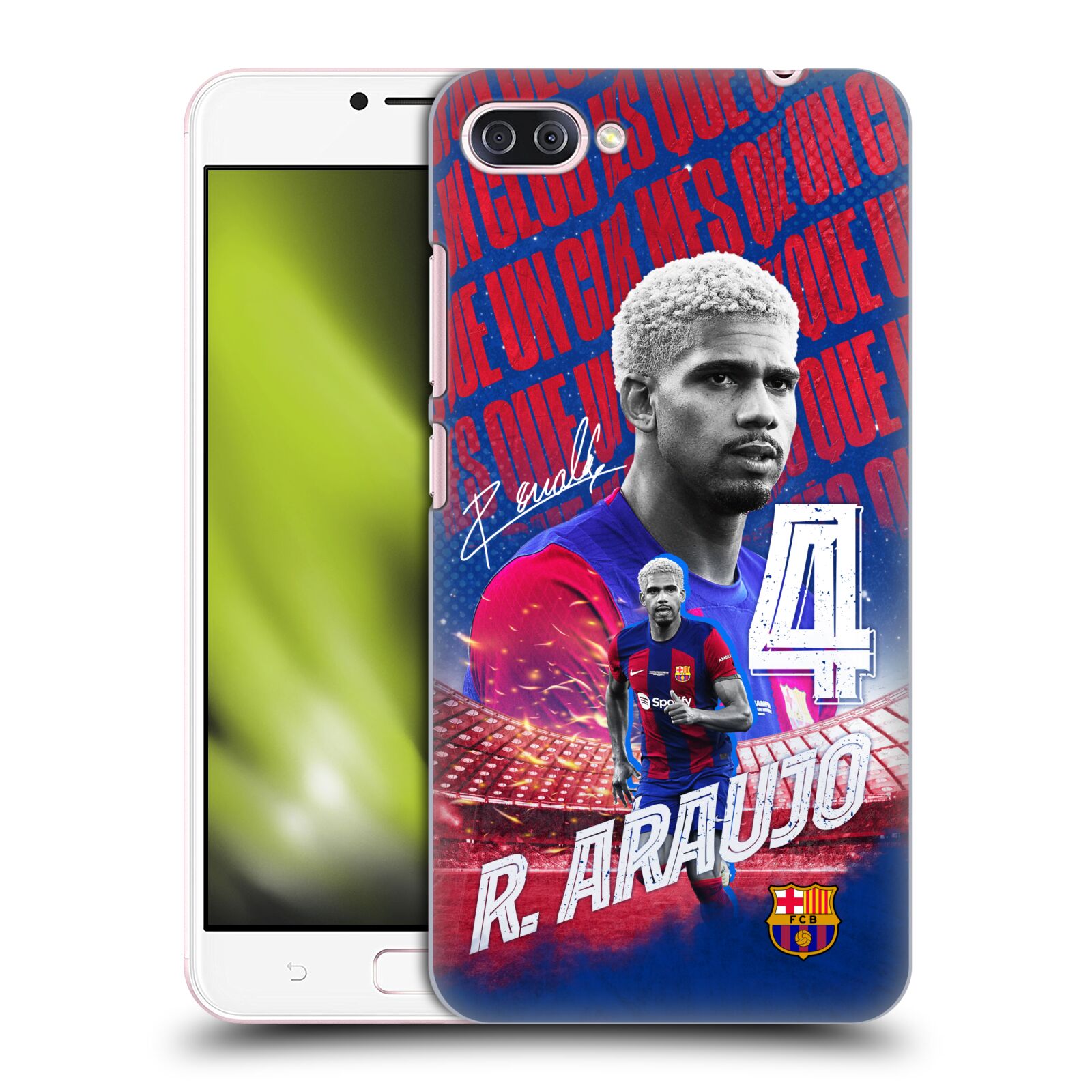 Obal na mobil ASUS Zenfone 4 Max / 4 Max Pro (ZC554KL) - HEAD CASE - FC BARCELONA - Ronald Araújo