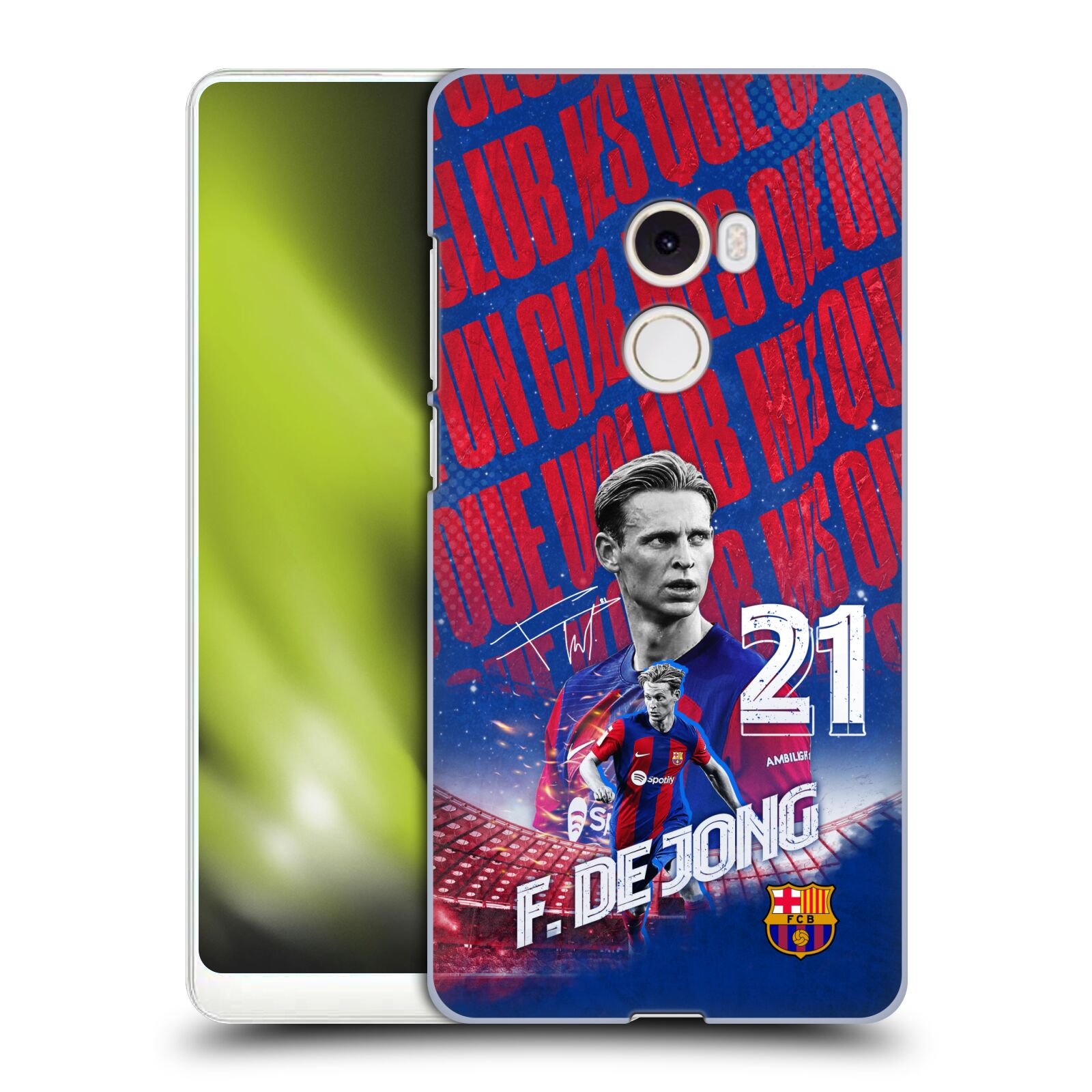 Obal na mobil Xiaomi Mi Mix 2 - HEAD CASE - FC BARCELONA - Frenkie de Jong