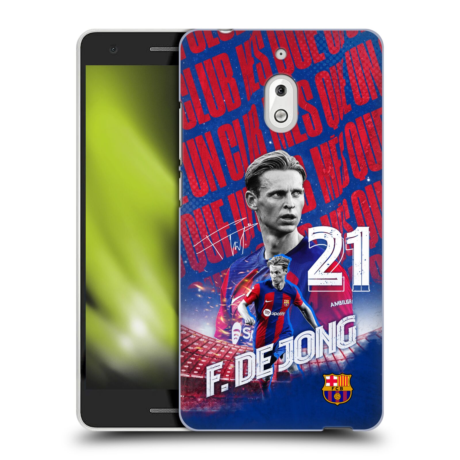 Obal na mobil Nokia 2.1 - HEAD CASE - FC BARCELONA - Frenkie de Jong