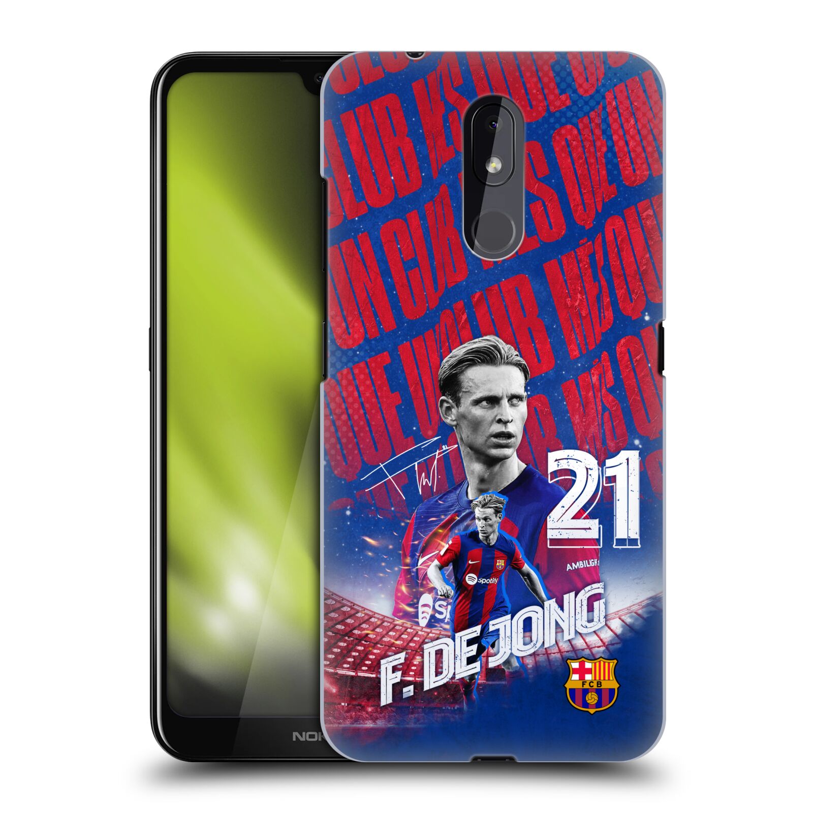 Obal na mobil Nokia 3.2 - HEAD CASE - FC BARCELONA - Frenkie de Jong