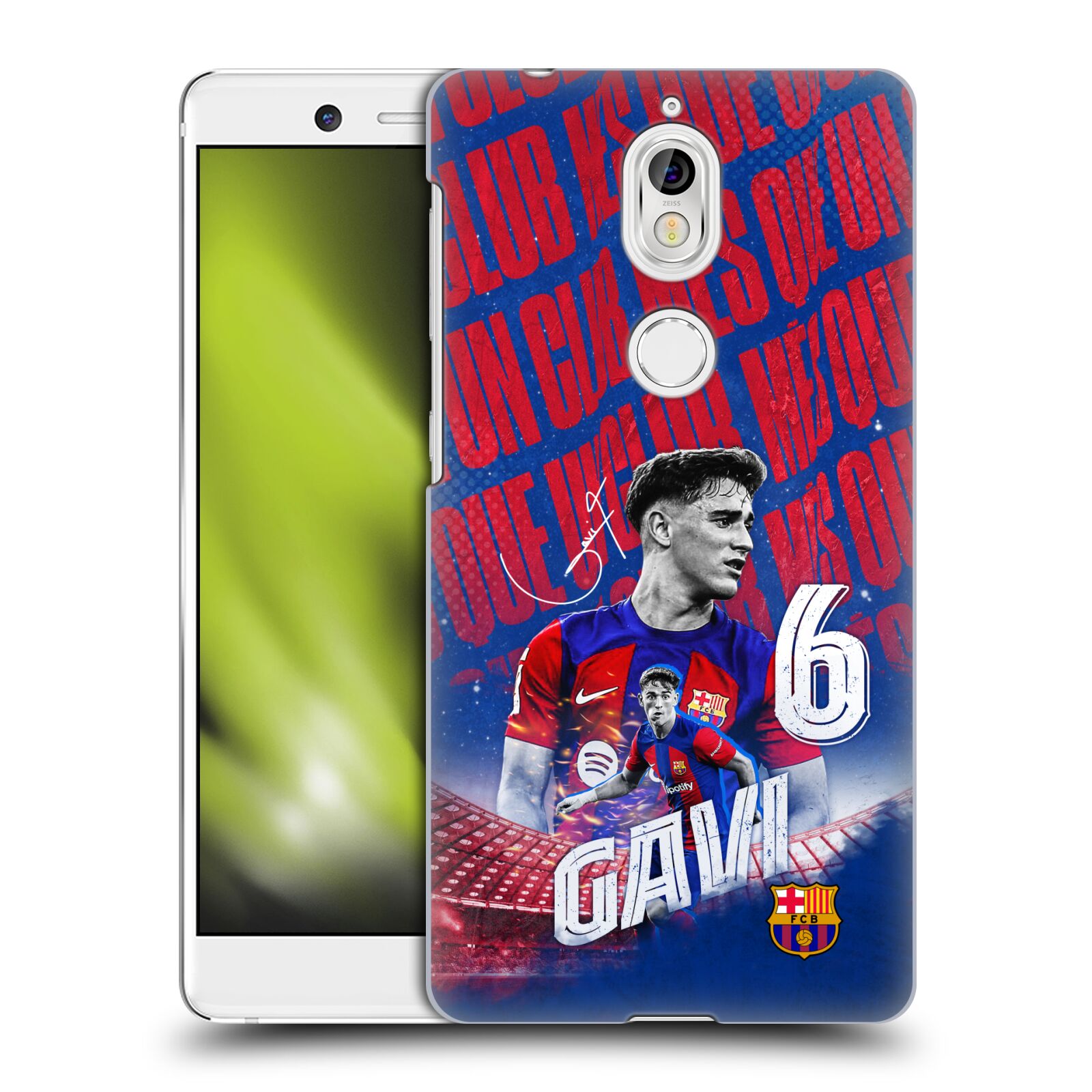 Obal na mobil Nokia 7 - HEAD CASE - FC BARCELONA - Gavi