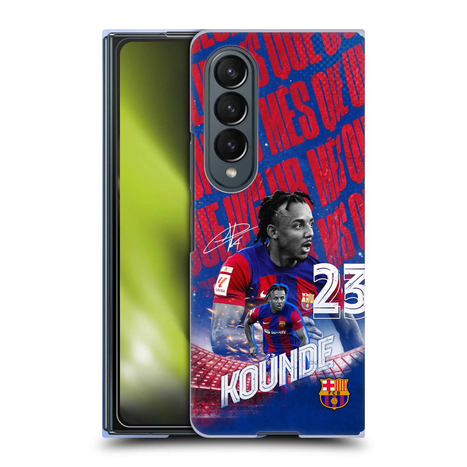 Obal na mobil Samsung Galaxy Z Fold 4 - HEAD CASE - FC BARCELONA - Jules Koundé