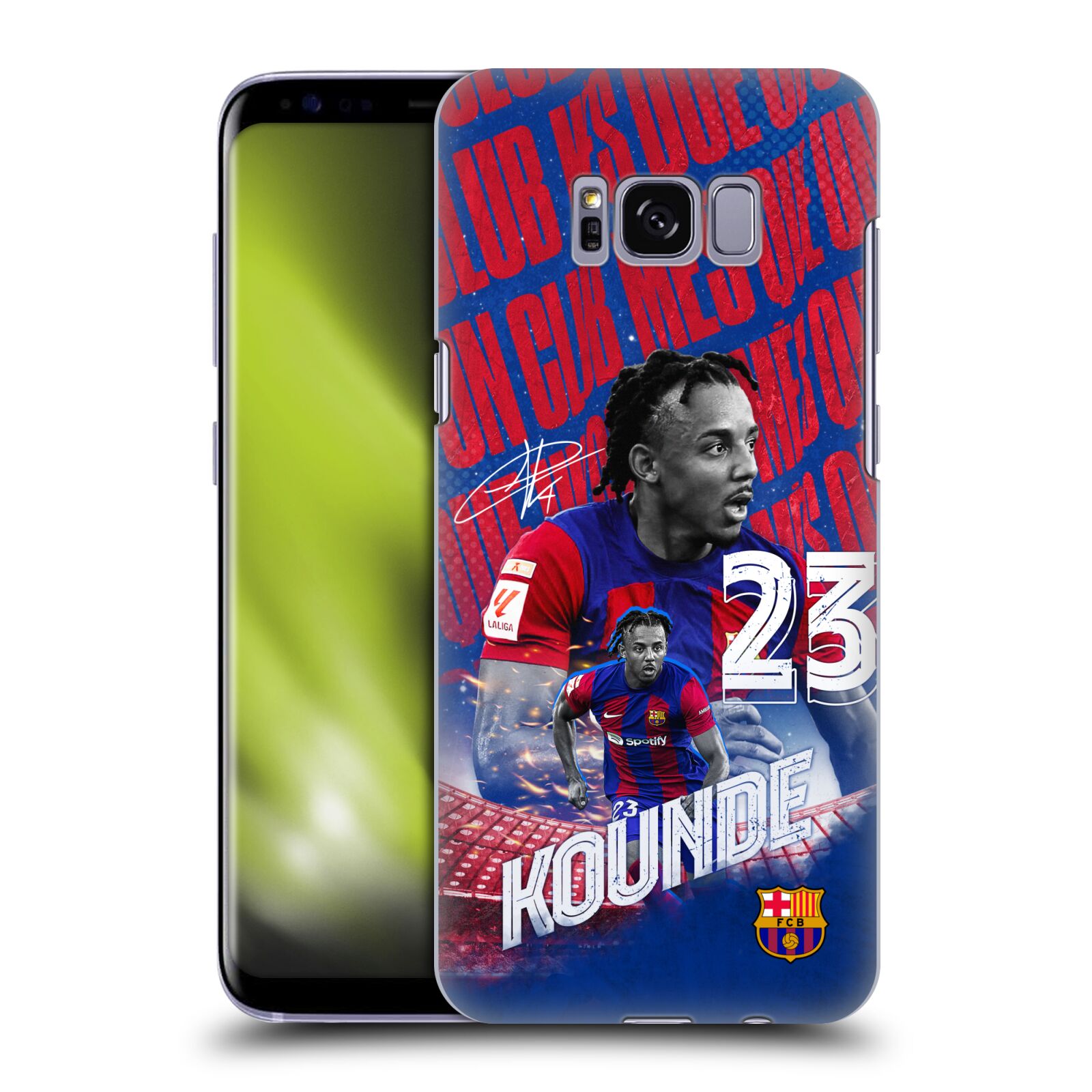 Obal na mobil Samsung Galaxy S8 - HEAD CASE - FC BARCELONA - Jules Koundé