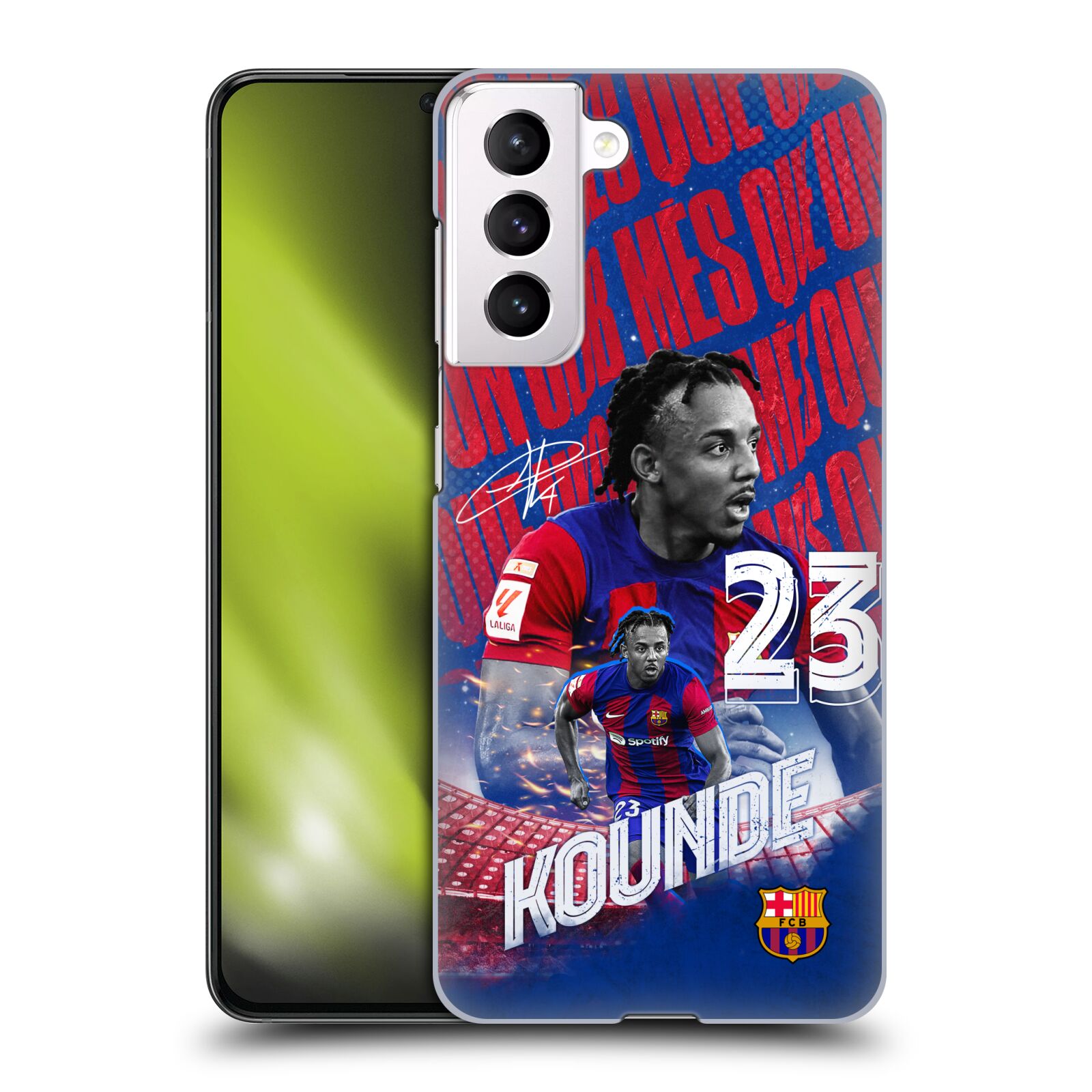 Obal na mobil Samsung Galaxy S21 5G - HEAD CASE - FC BARCELONA - Jules Koundé