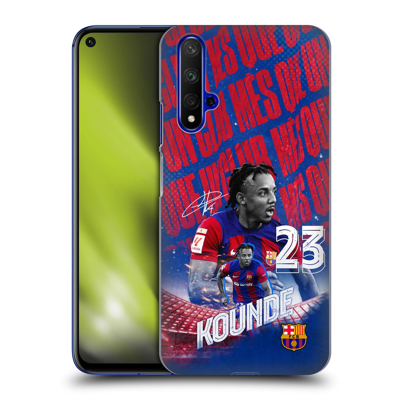 Obal na mobil HONOR 20 - HEAD CASE - FC BARCELONA - Jules Koundé