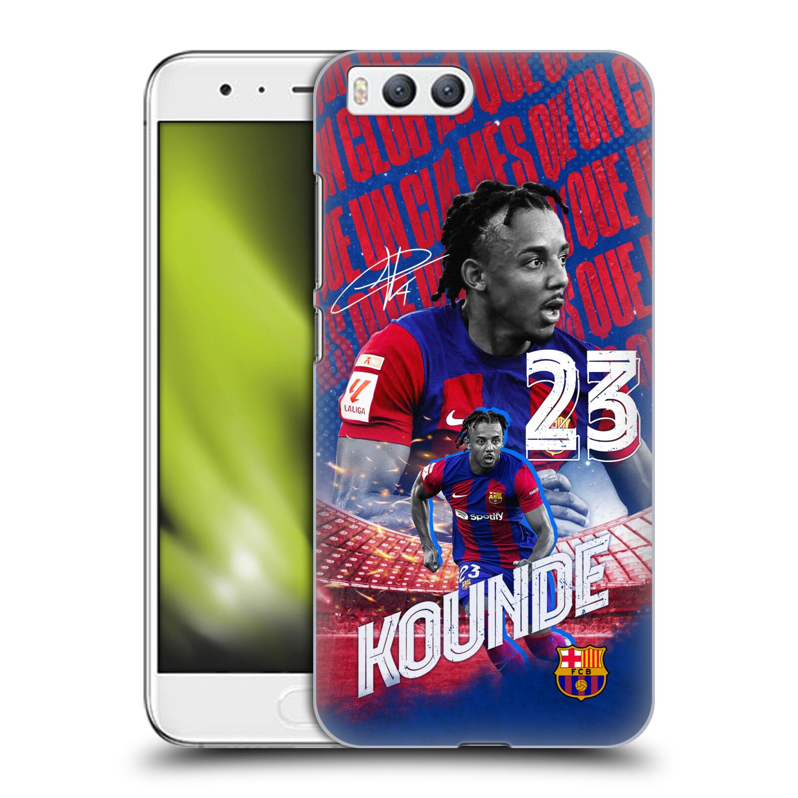 Obal na mobil Xiaomi MI6 - HEAD CASE - FC BARCELONA - Jules Koundé