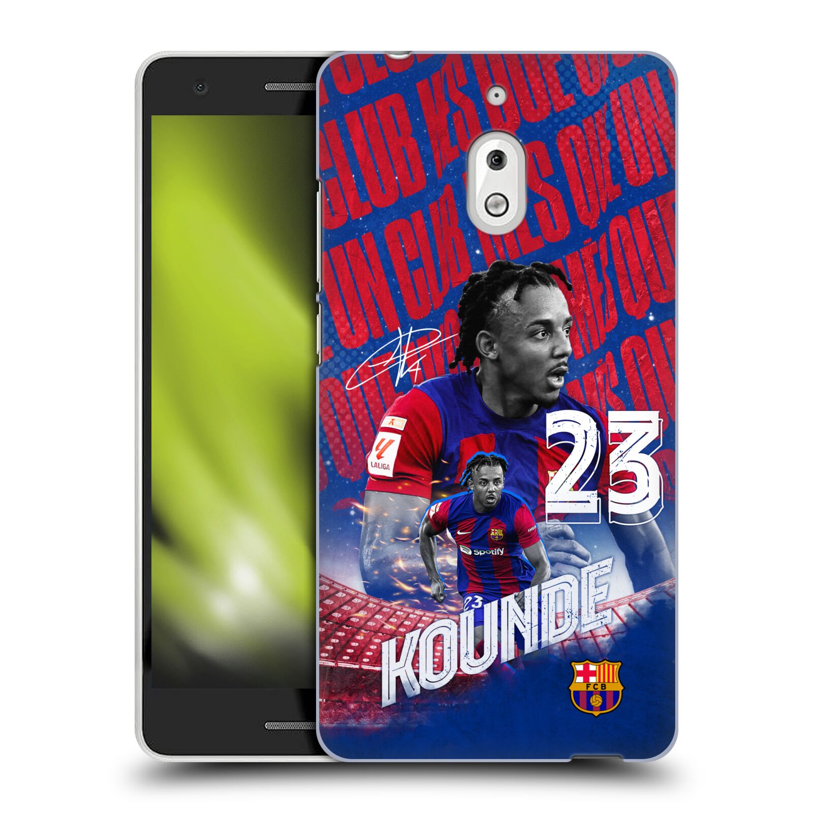 Obal na mobil Nokia 2.1 - HEAD CASE - FC BARCELONA - Jules Koundé
