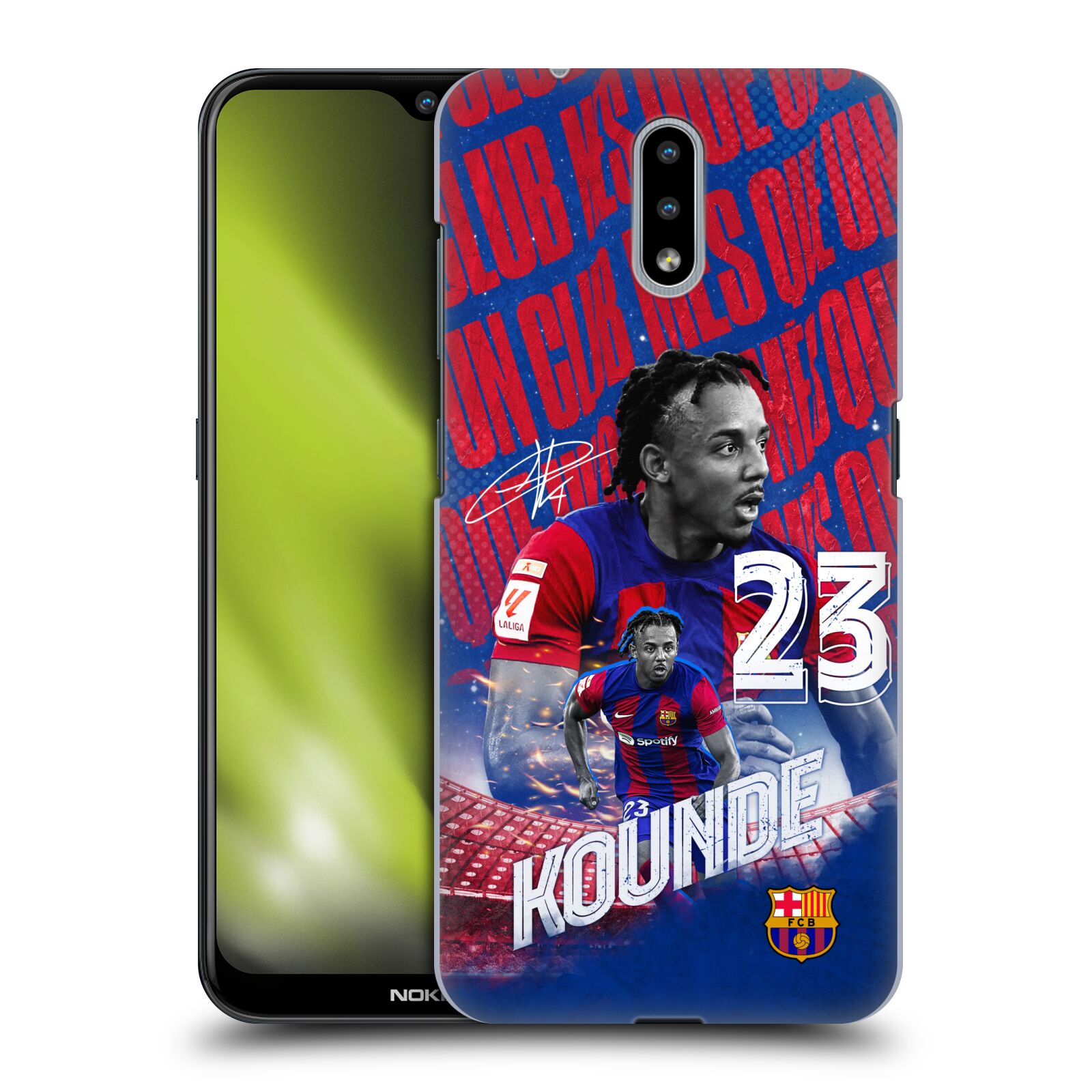 Obal na mobil Nokia 2.3 - HEAD CASE - FC BARCELONA - Jules Koundé