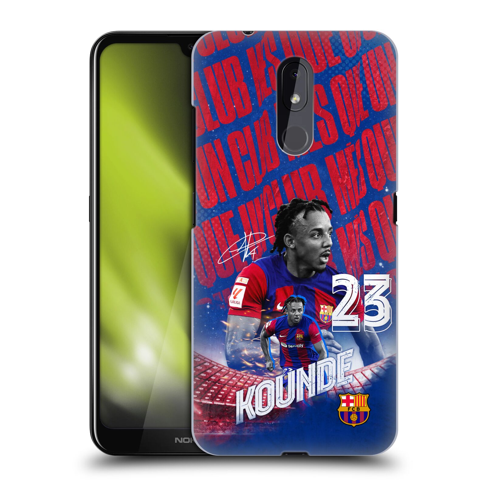 Obal na mobil Nokia 3.2 - HEAD CASE - FC BARCELONA - Jules Koundé