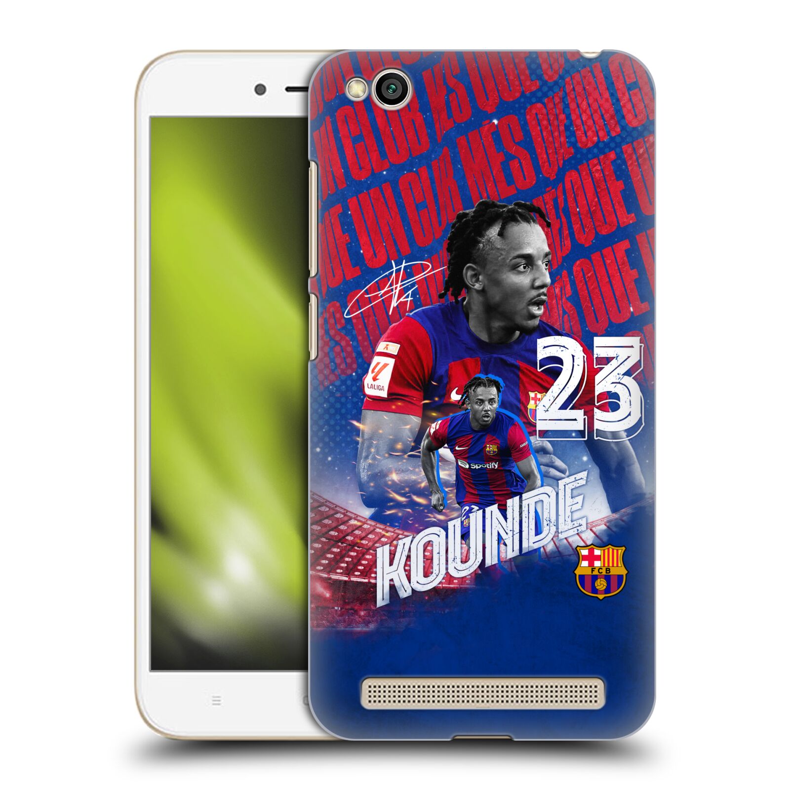 Obal na mobil Xiaomi Redmi 5A - HEAD CASE - FC BARCELONA - Jules Koundé