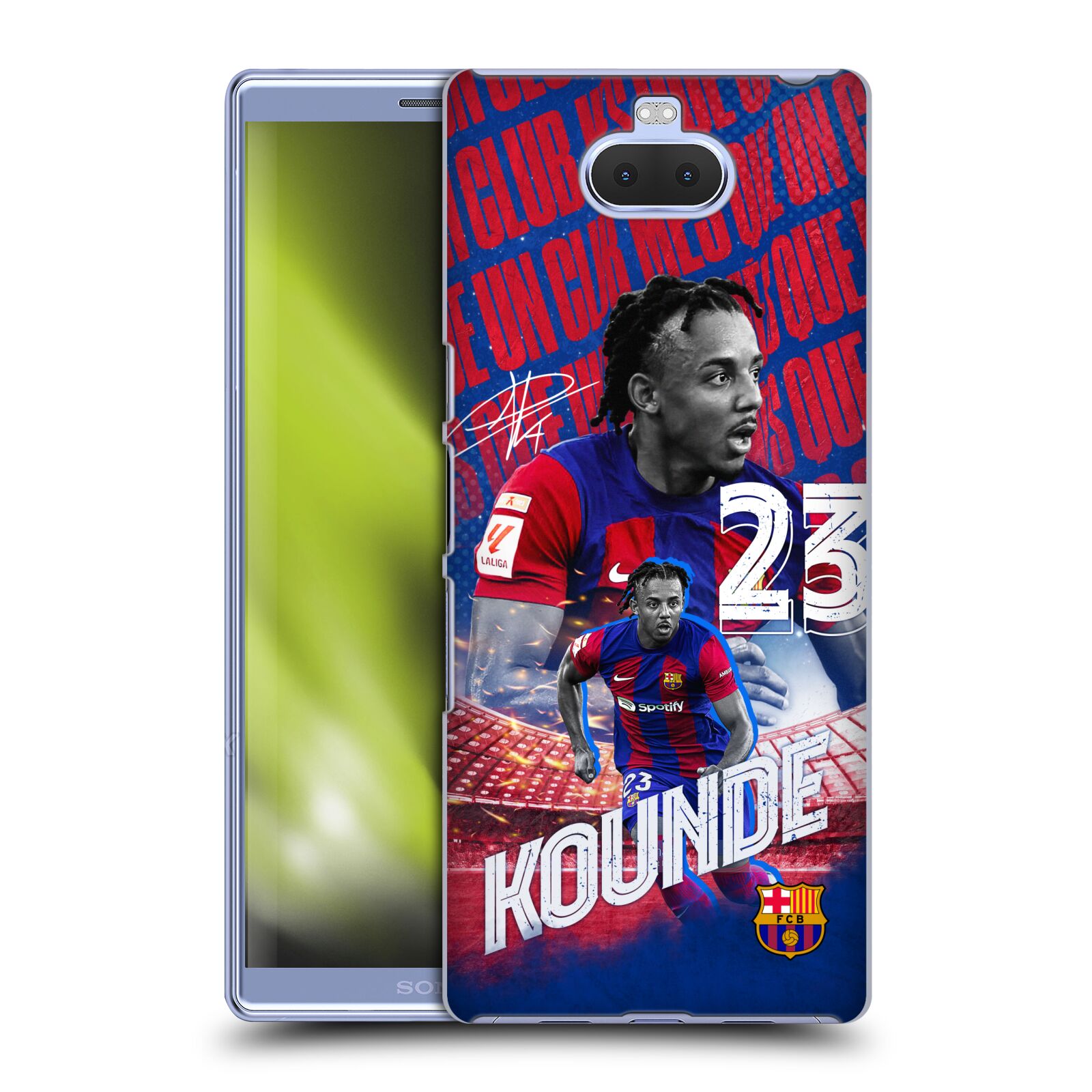 Obal na mobil Sony Xperia 10 Plus - HEAD CASE - FC BARCELONA - Jules Koundé