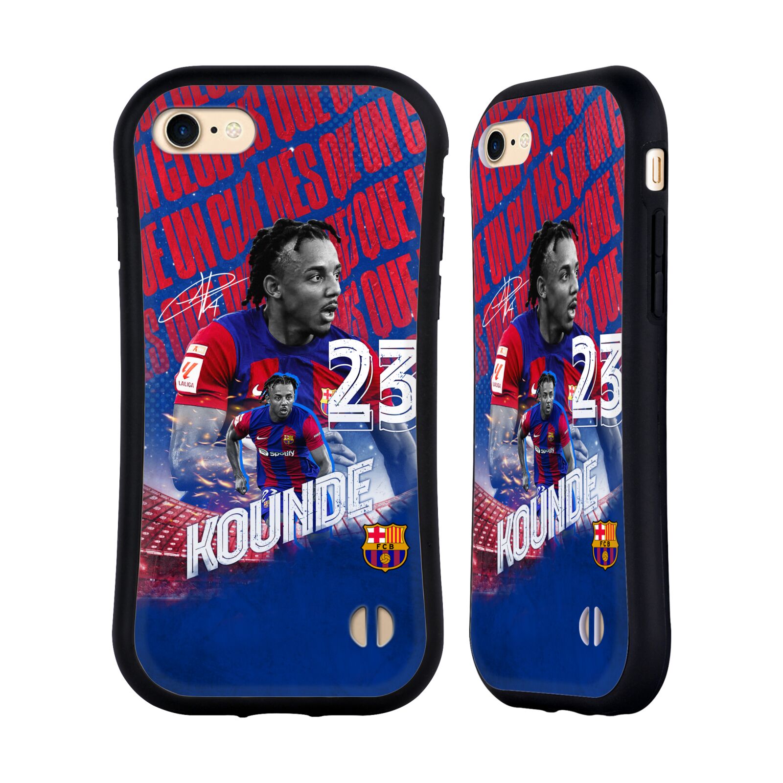 Odolný zadní obal pro mobil Apple Iphone 7/8/SE2020 - HEAD CASE - FC Barcelona - Jules Koundé