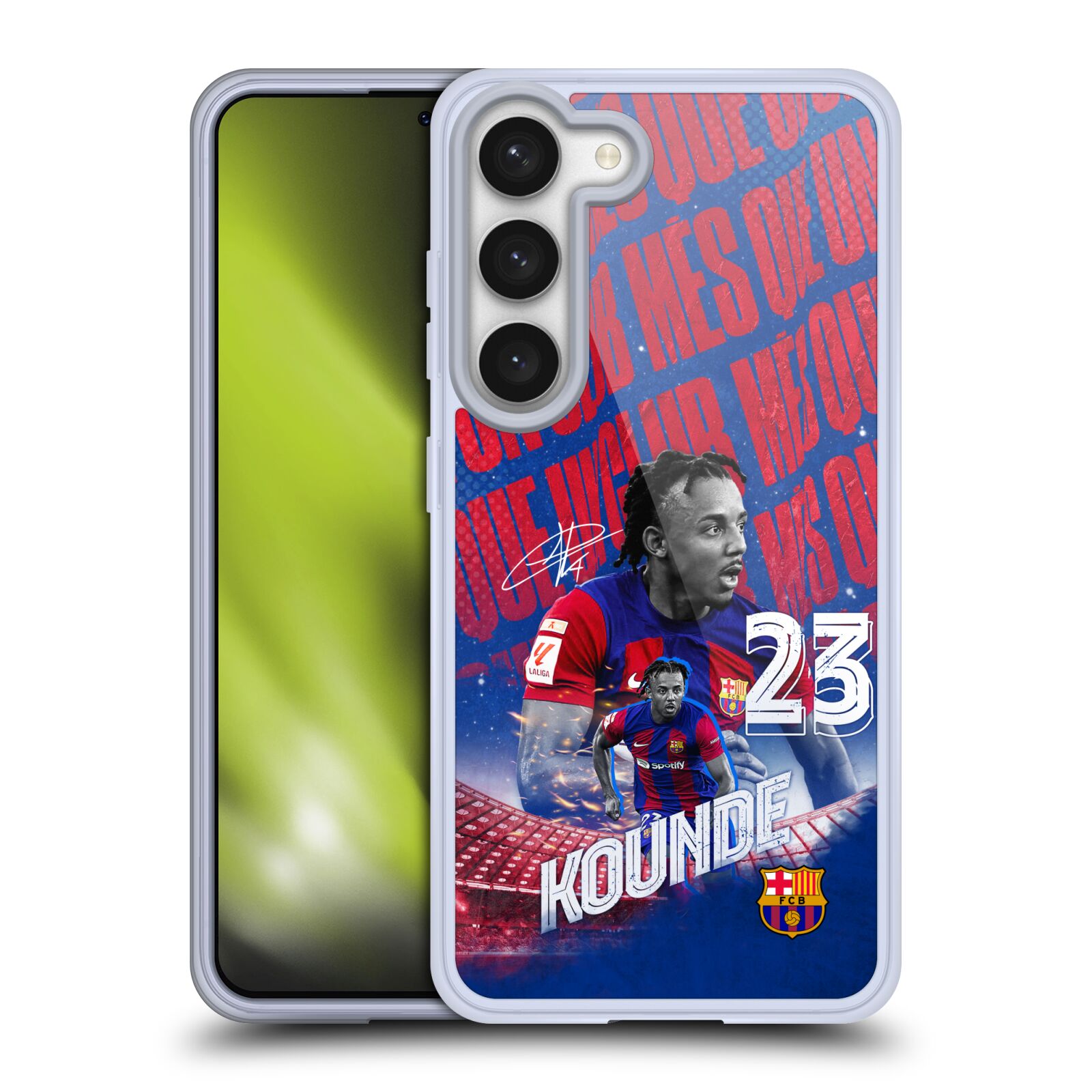 Obal na mobil Samsung Galaxy S23 5G - HEAD CASE - FC BARCELONA - Jules Koundé