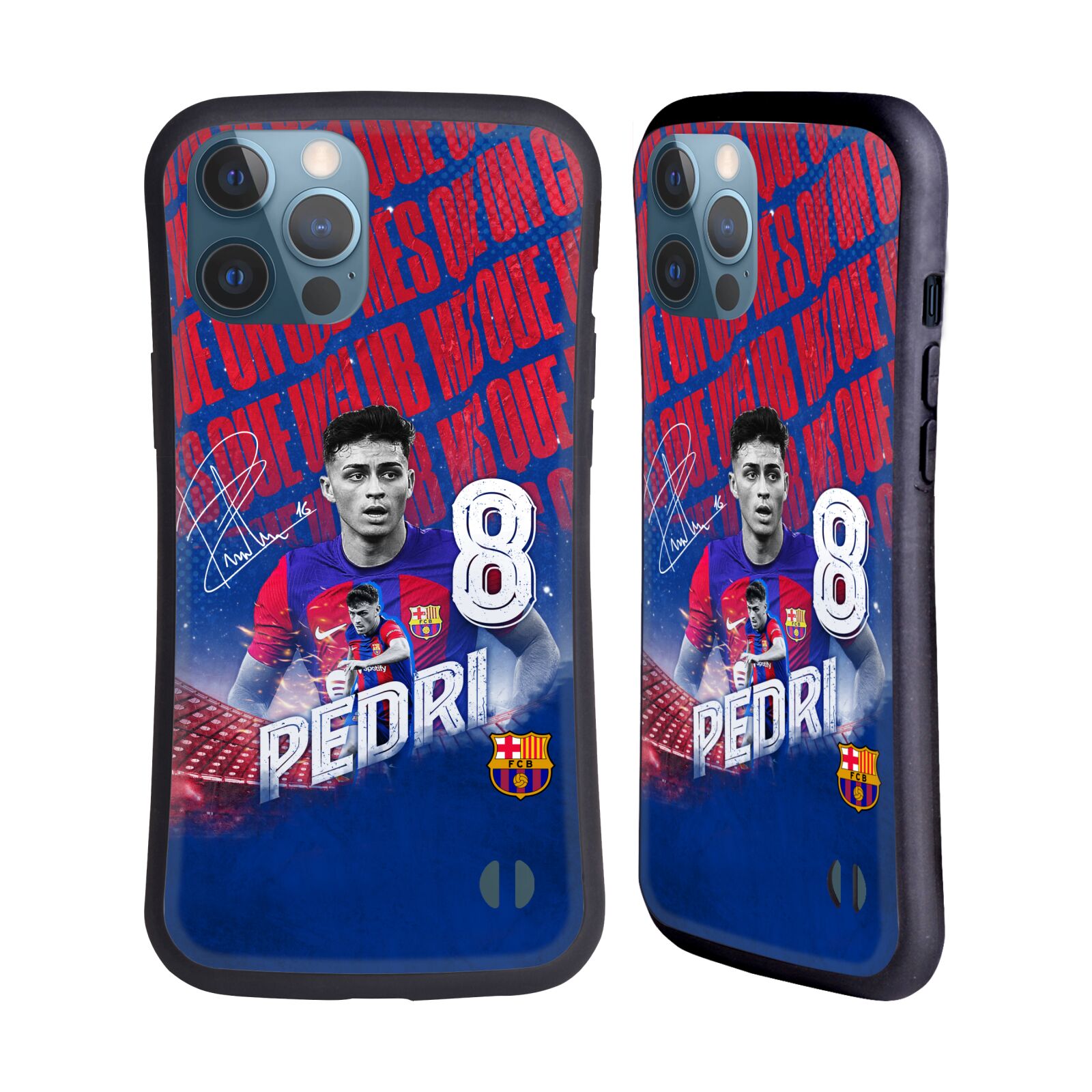 Odolný zadní obal pro mobil Apple iPhone 13 PRO MAX - HEAD CASE - FC Barcelona - Pedri