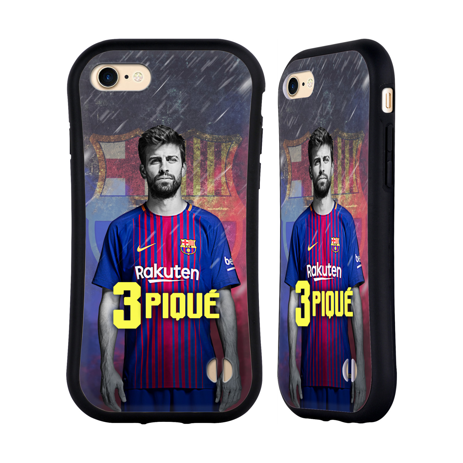 HEAD CASE odolný obal na mobil Apple Iphone 8 Fotbalový klub FC BARCELONA hráč Piqué