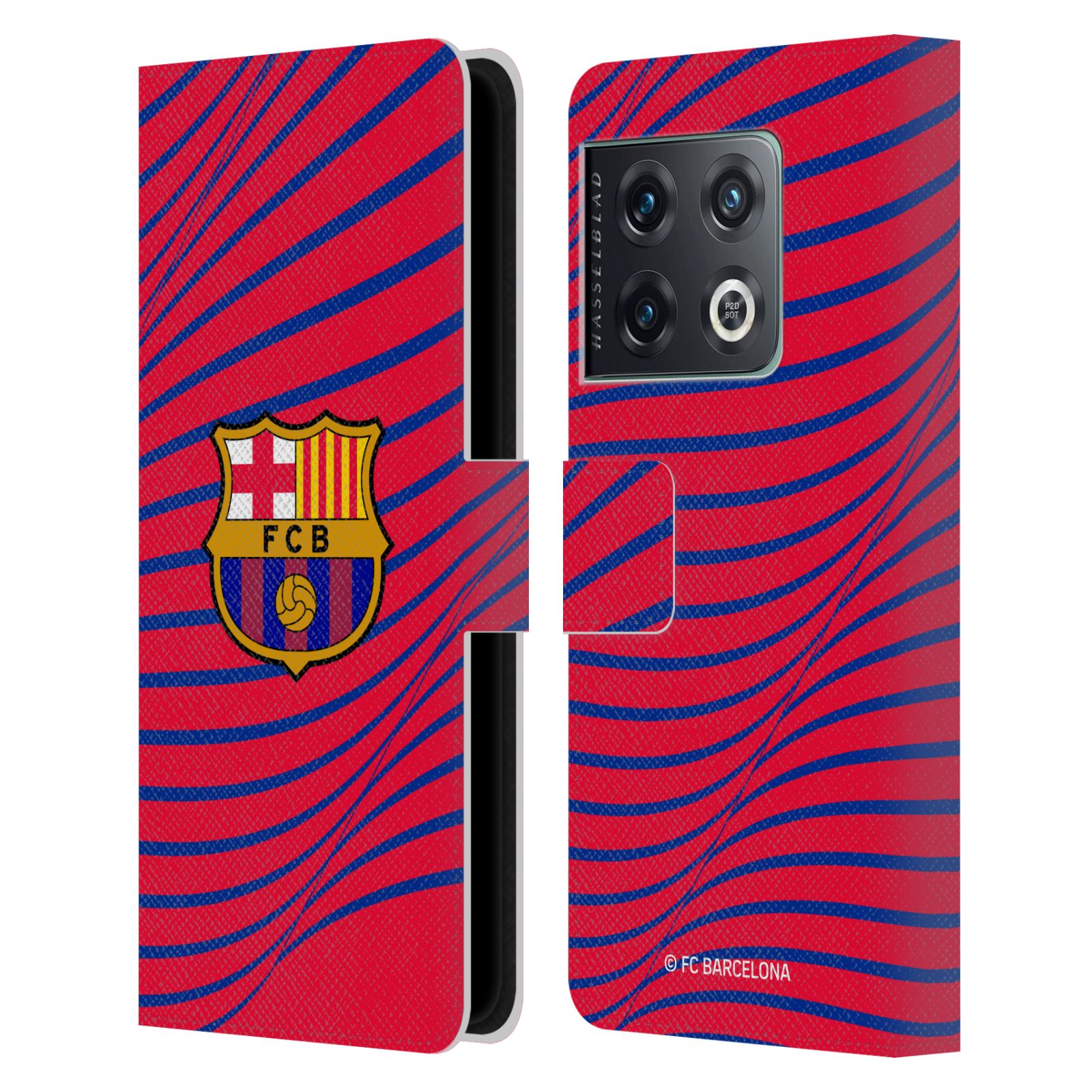 Pouzdro na mobil OnePlus 10 PRO - HEAD CASE - FC Barcelona - Grafická textura logo