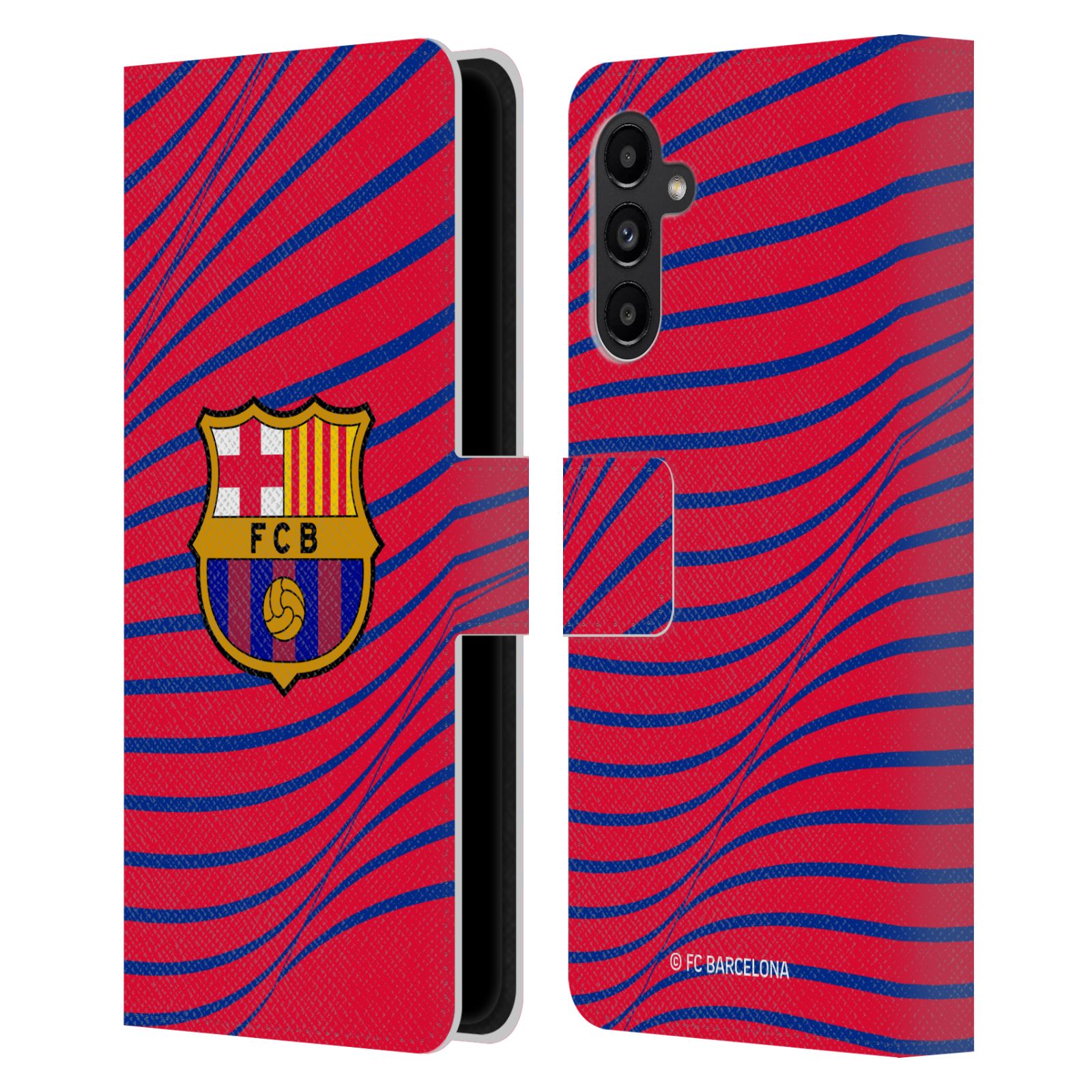 Pouzdro na mobil Samsung Galaxy A13 5G - HEAD CASE - FC Barcelona - Grafická textura logo