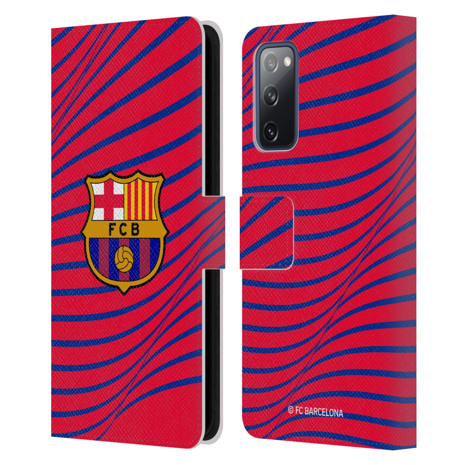 Pouzdro na mobil Samsung Galaxy S20 FE / S20 FE 5G  - HEAD CASE - FC Barcelona - Grafická textura logo