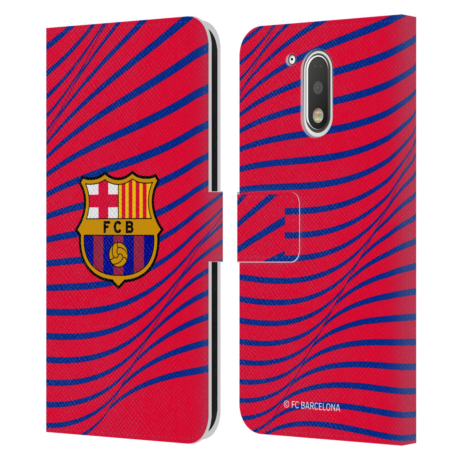 Pouzdro na mobil Motorola Moto G41 - HEAD CASE - FC Barcelona - Grafická textura logo
