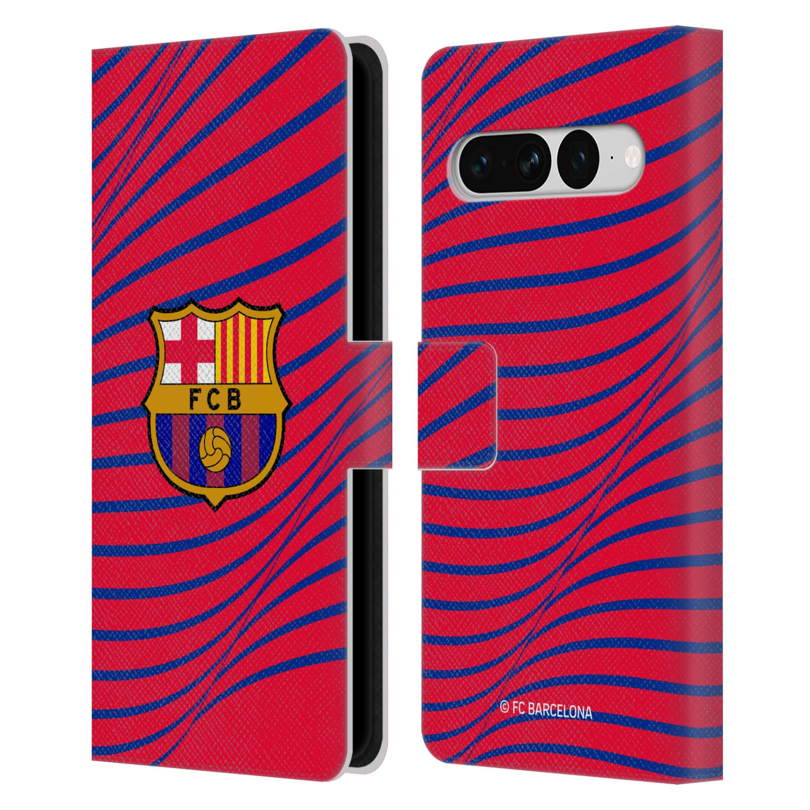 Pouzdro na mobil Google Pixel 7 PRO  - HEAD CASE - FC Barcelona - Grafická textura logo
