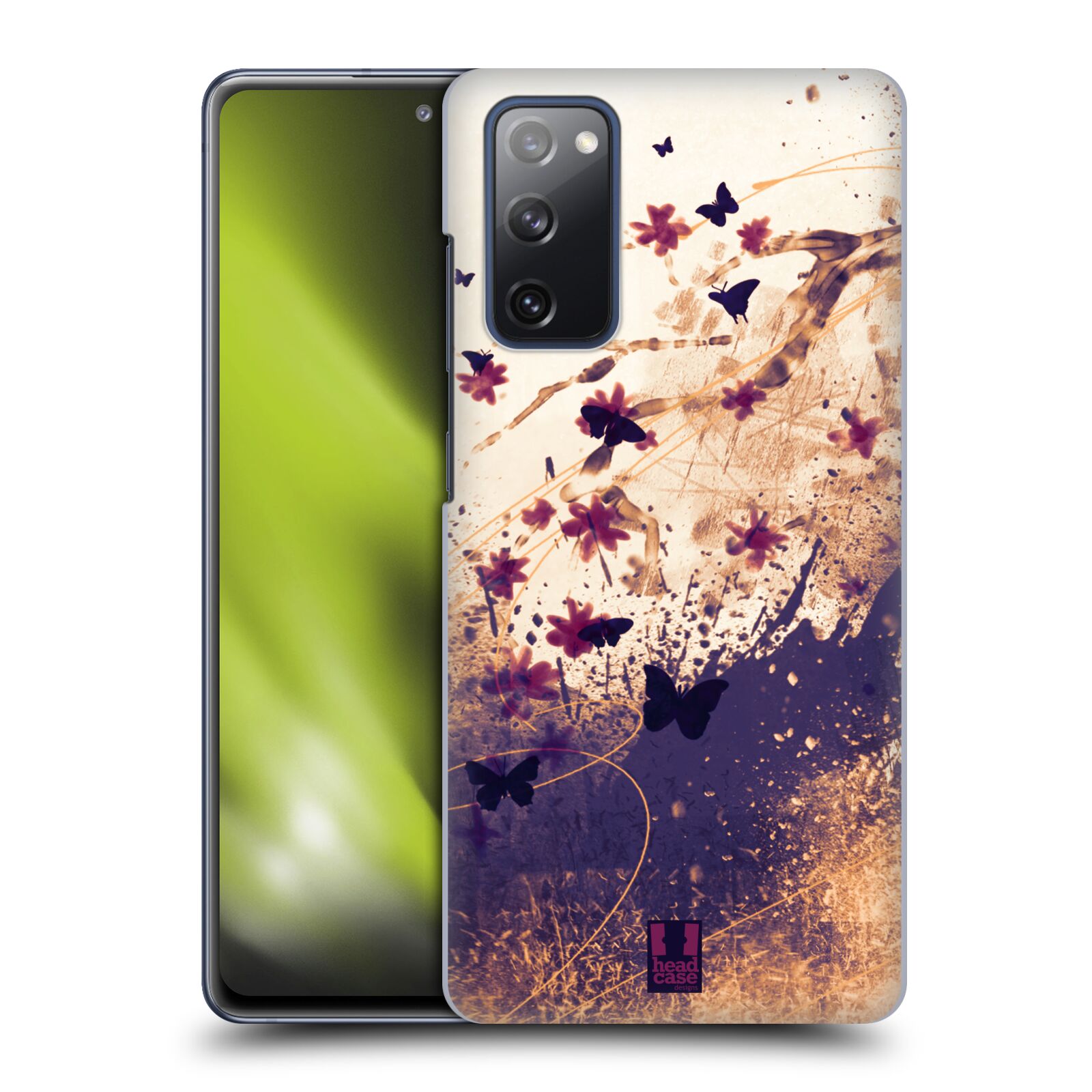 Zadní obal pro mobil Samsung Galaxy S20 FE / S20 FE 5G - HEAD CASE - Barevné květy a motýlci