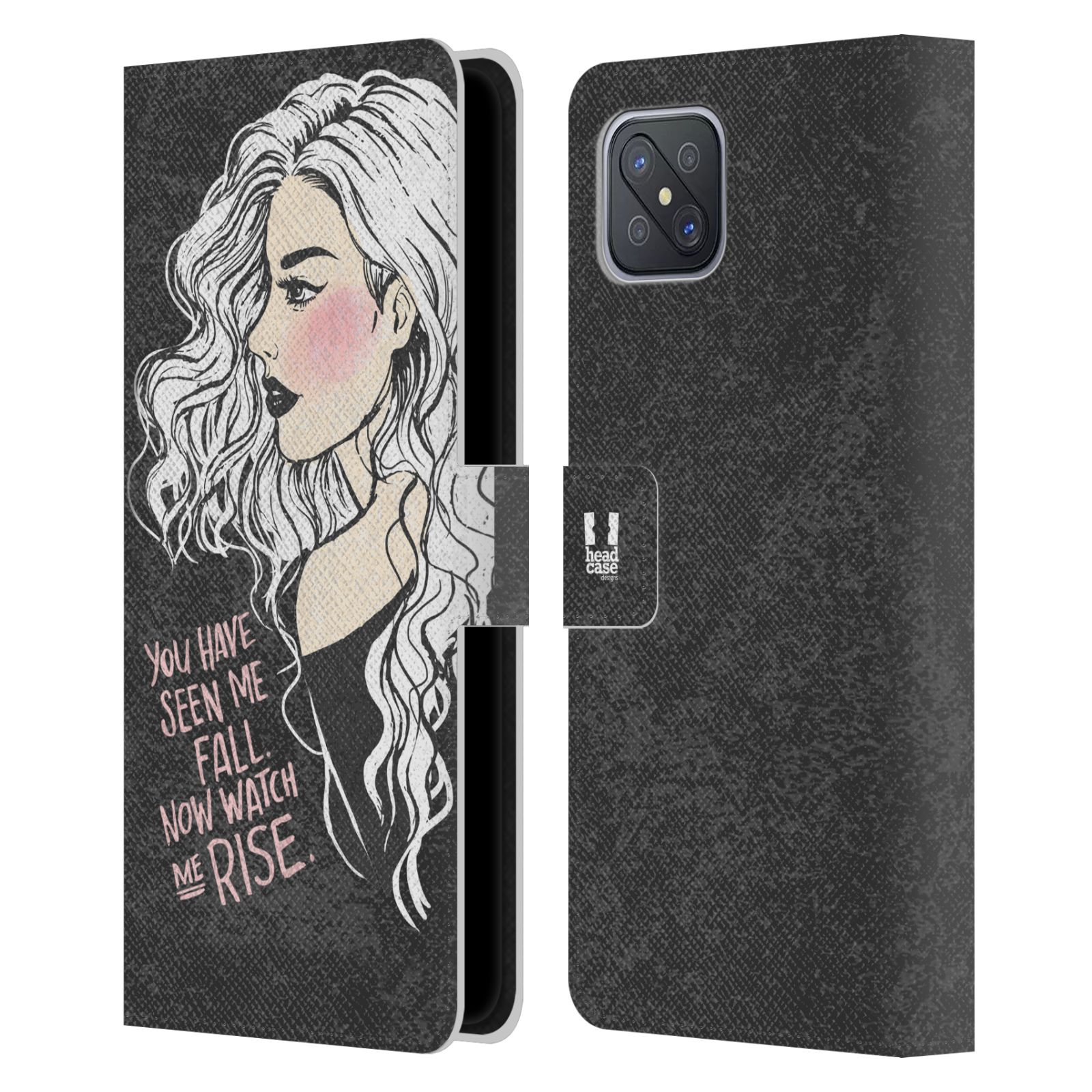 Pouzdro na mobil Oppo A92s - HEAD CASE - Fall and Rise