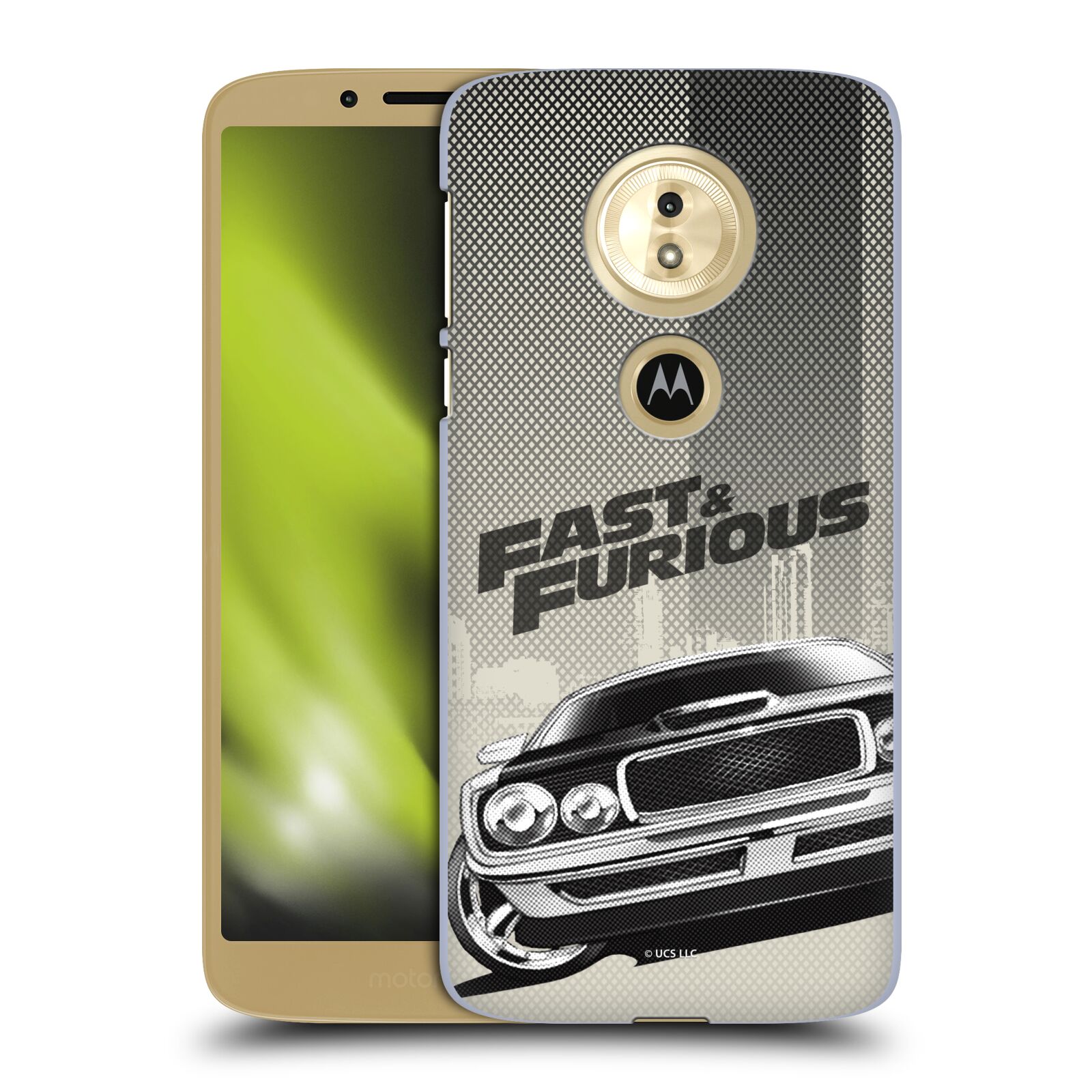 Obal na mobil Motorola Moto E5 - HEAD CASE - Rychle a Zběsile - Auto kreslené