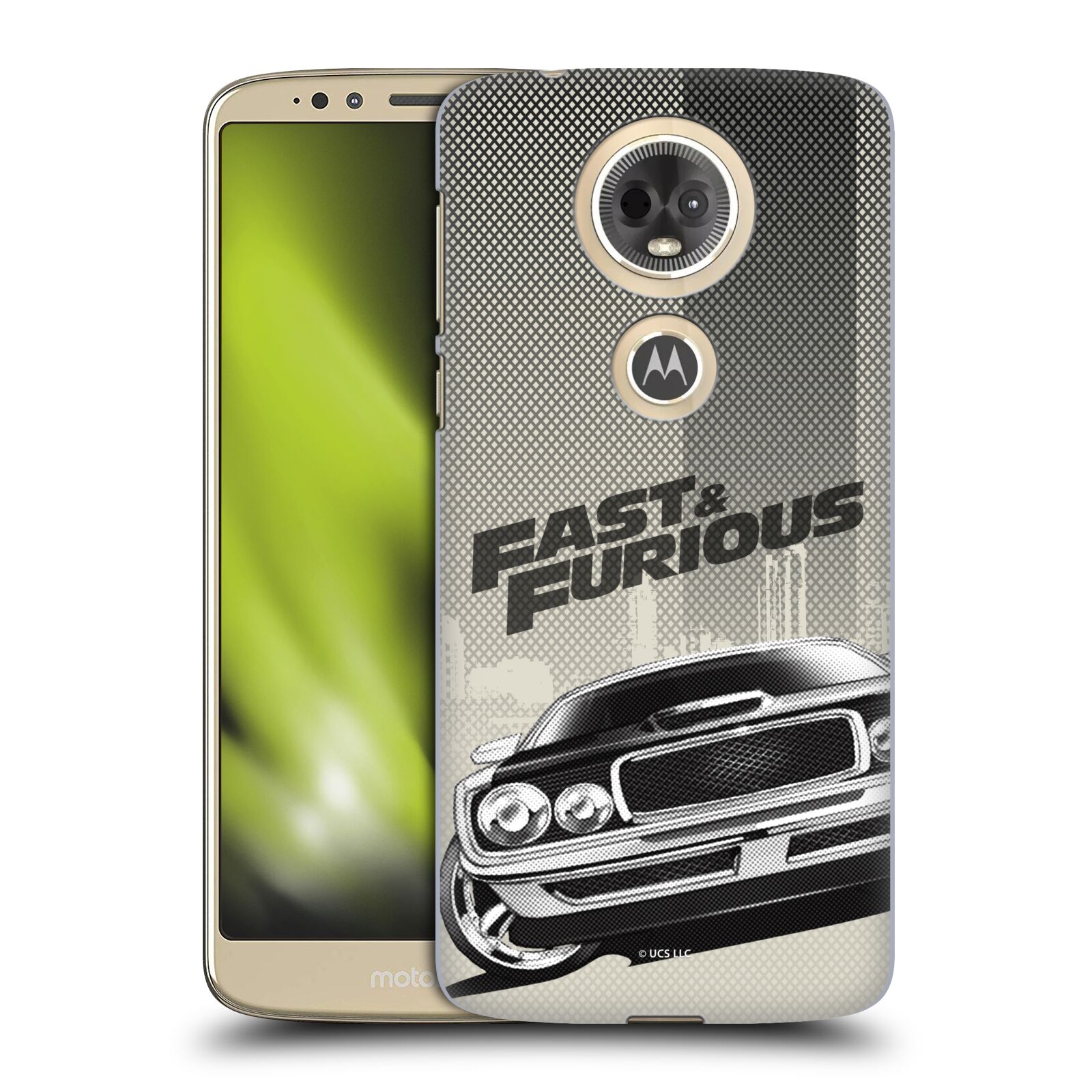 Obal na mobil Motorola Moto E5 PLUS - HEAD CASE - Rychle a Zběsile - Auto kreslené