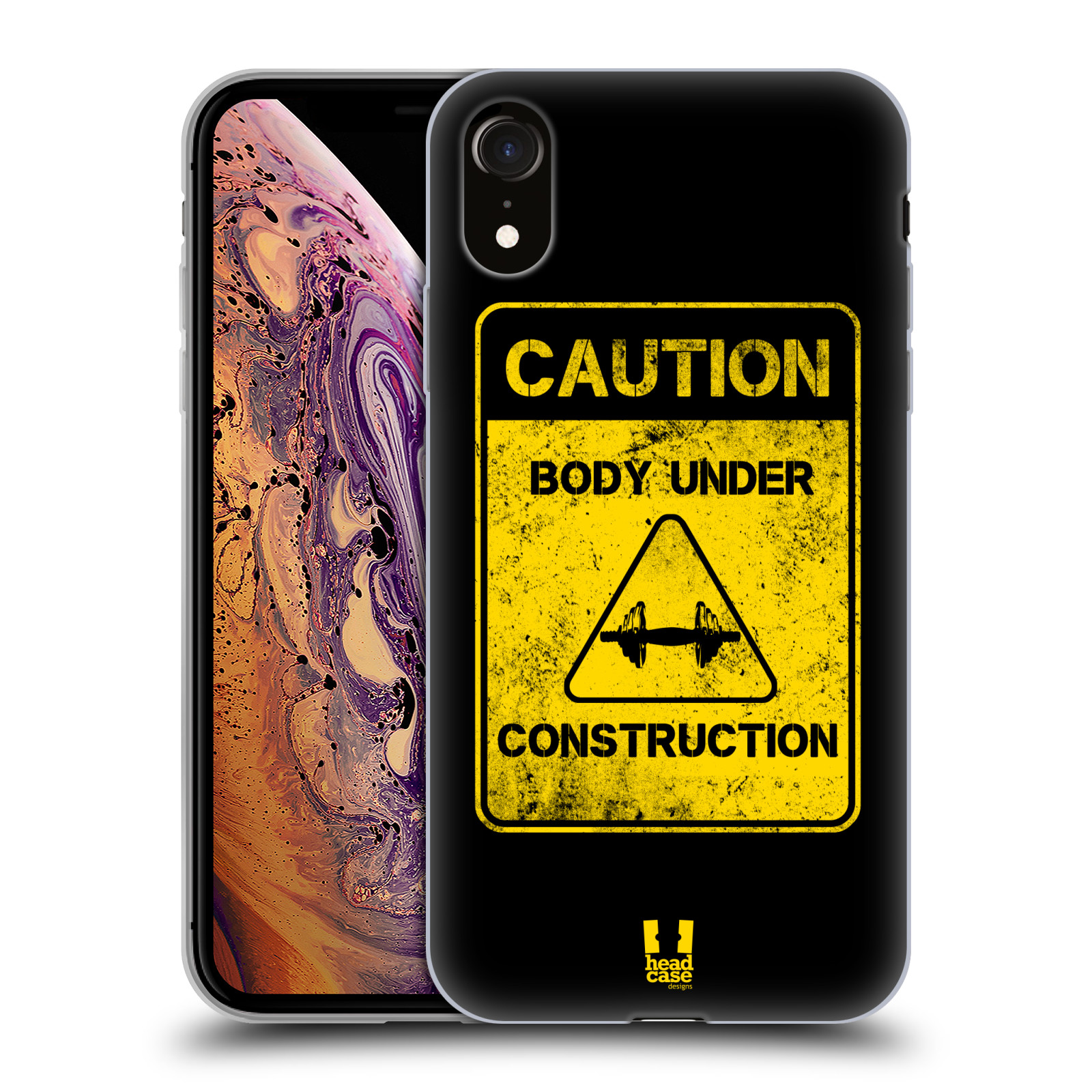 Silikonový obal na mobil Apple Iphone XR - HEAD CASE - Posilování těla