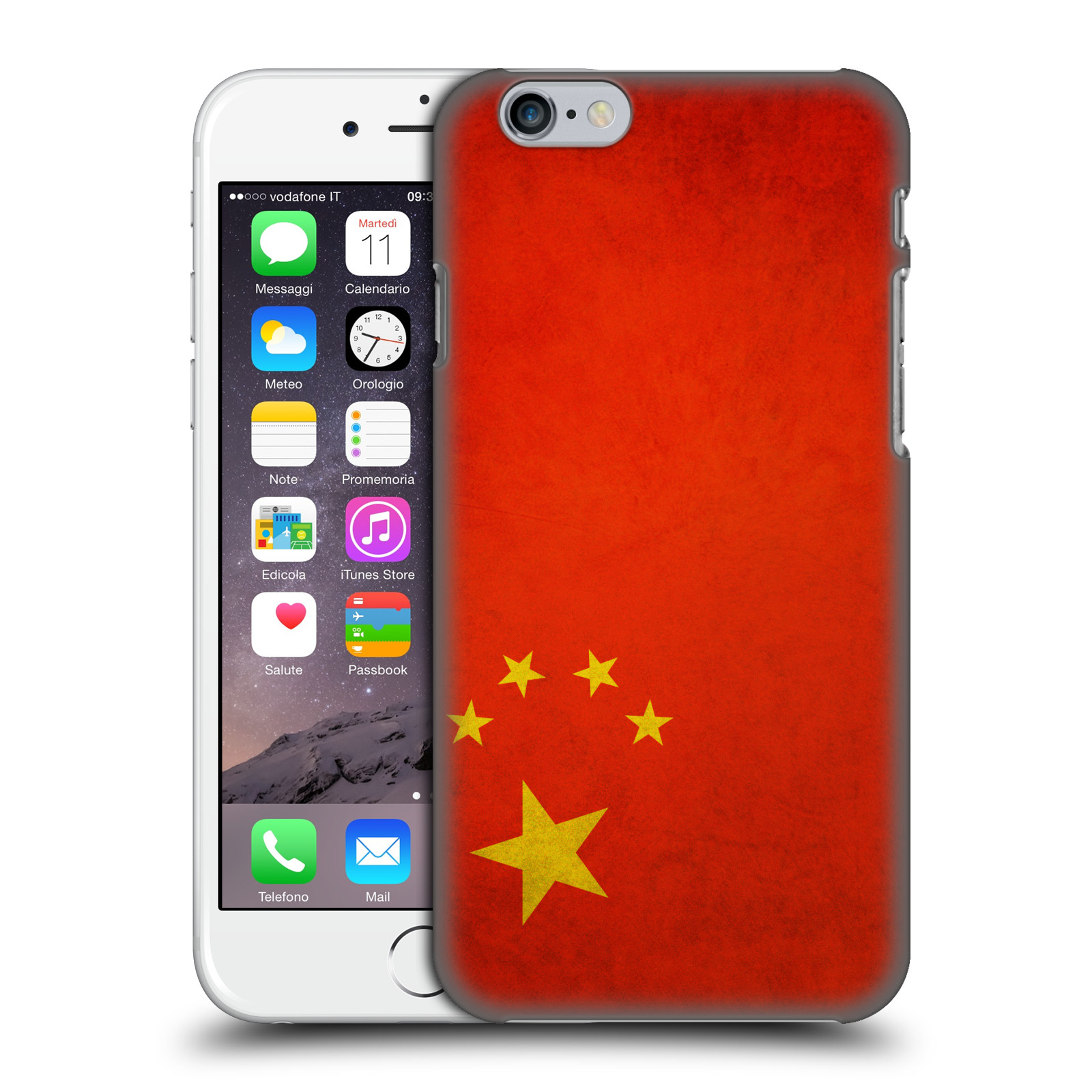 Plastové pouzdro pro mobil Apple Iphone 6/6S vzor VINTAGE VLAJKY ČÍNA
