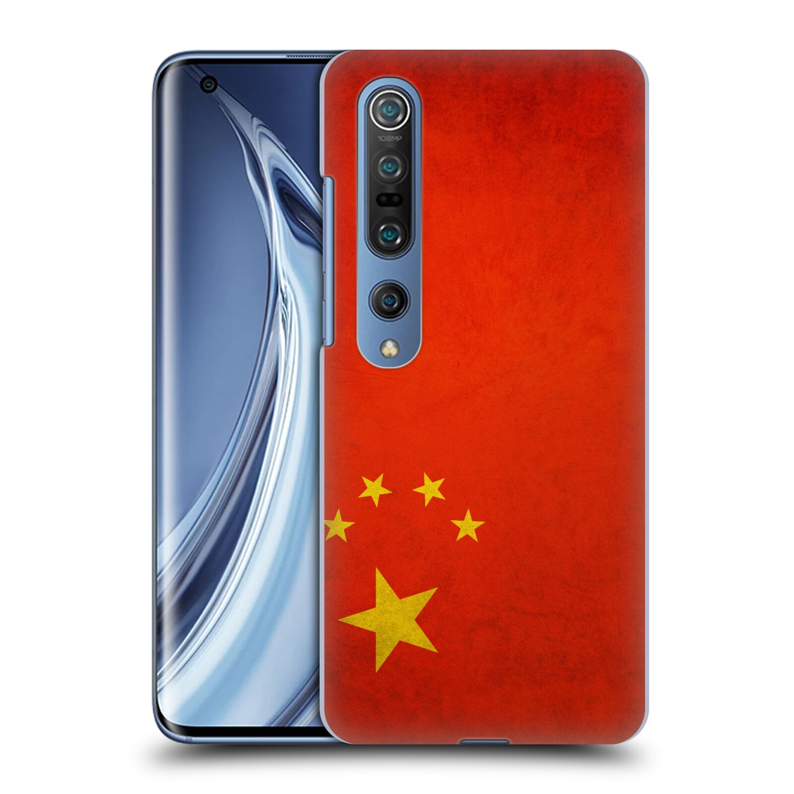 HEAD CASE plastový obal na mobil Xiaomi Mi 10 vzor VINTAGE VLAJKY ČÍNA
