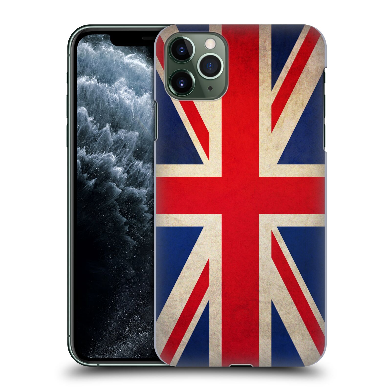 Pouzdro na mobil Apple Iphone 11 PRO MAX - HEAD CASE - vzor VINTAGE VLAJKY VELKÁ BRITÁNIE