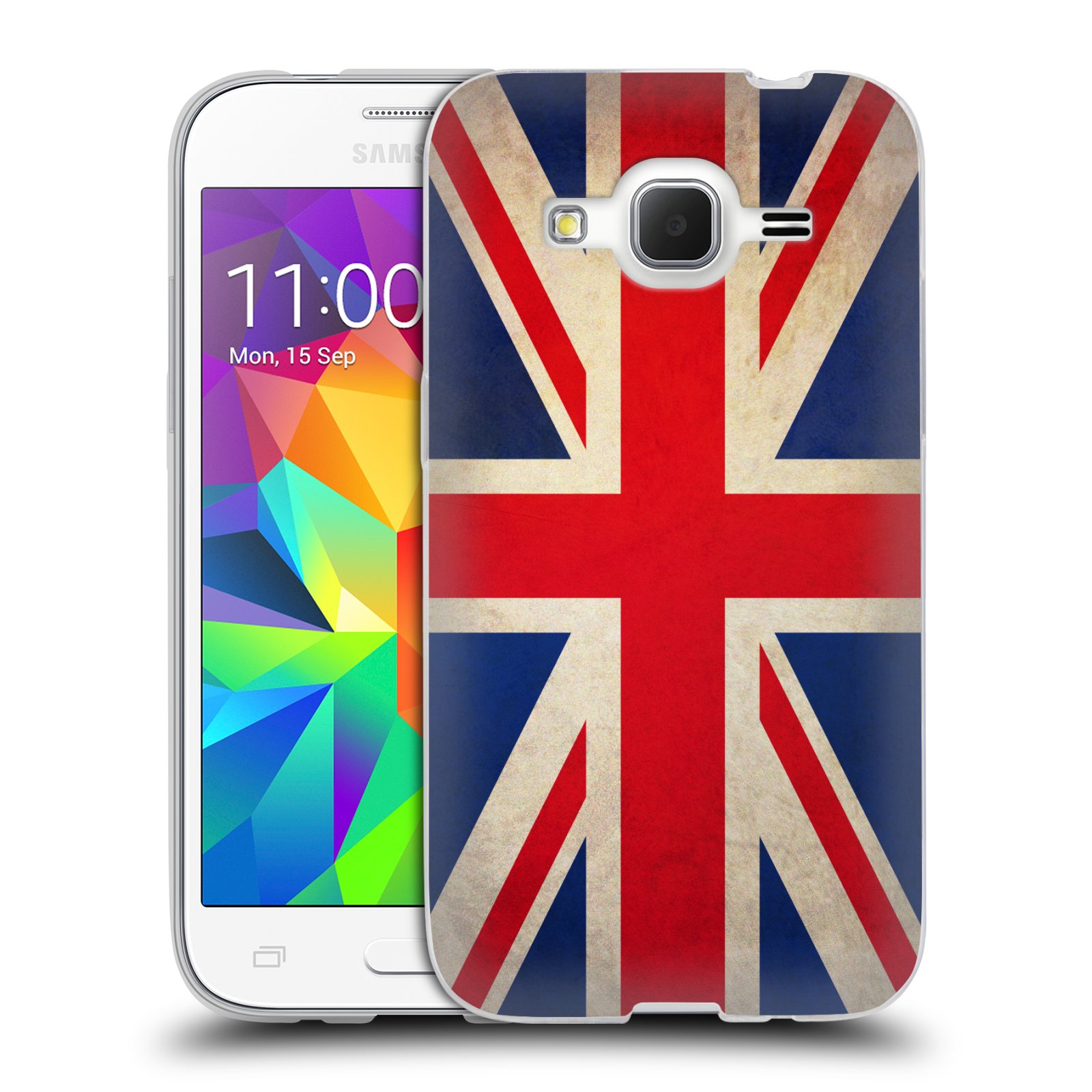 HEAD CASE silikonový obal na mobil Samsung Galaxy Core Prime (G360) vzor VINTAGE VLAJKY VELKÁ BRITÁNIE