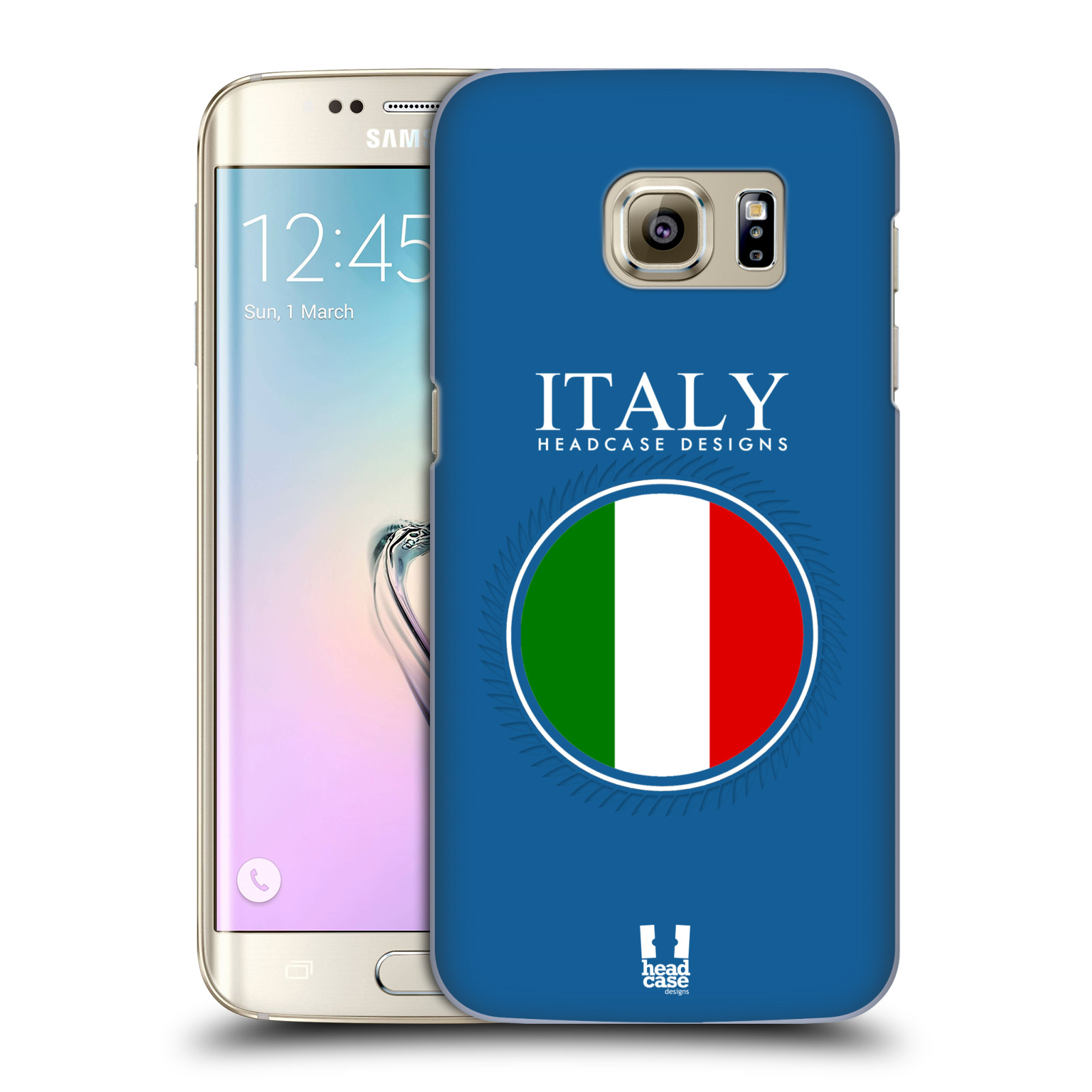 HEAD CASE plastový obal na mobil SAMSUNG GALAXY S7 EDGE vzor Vlajky státy 2 ITÁLIE