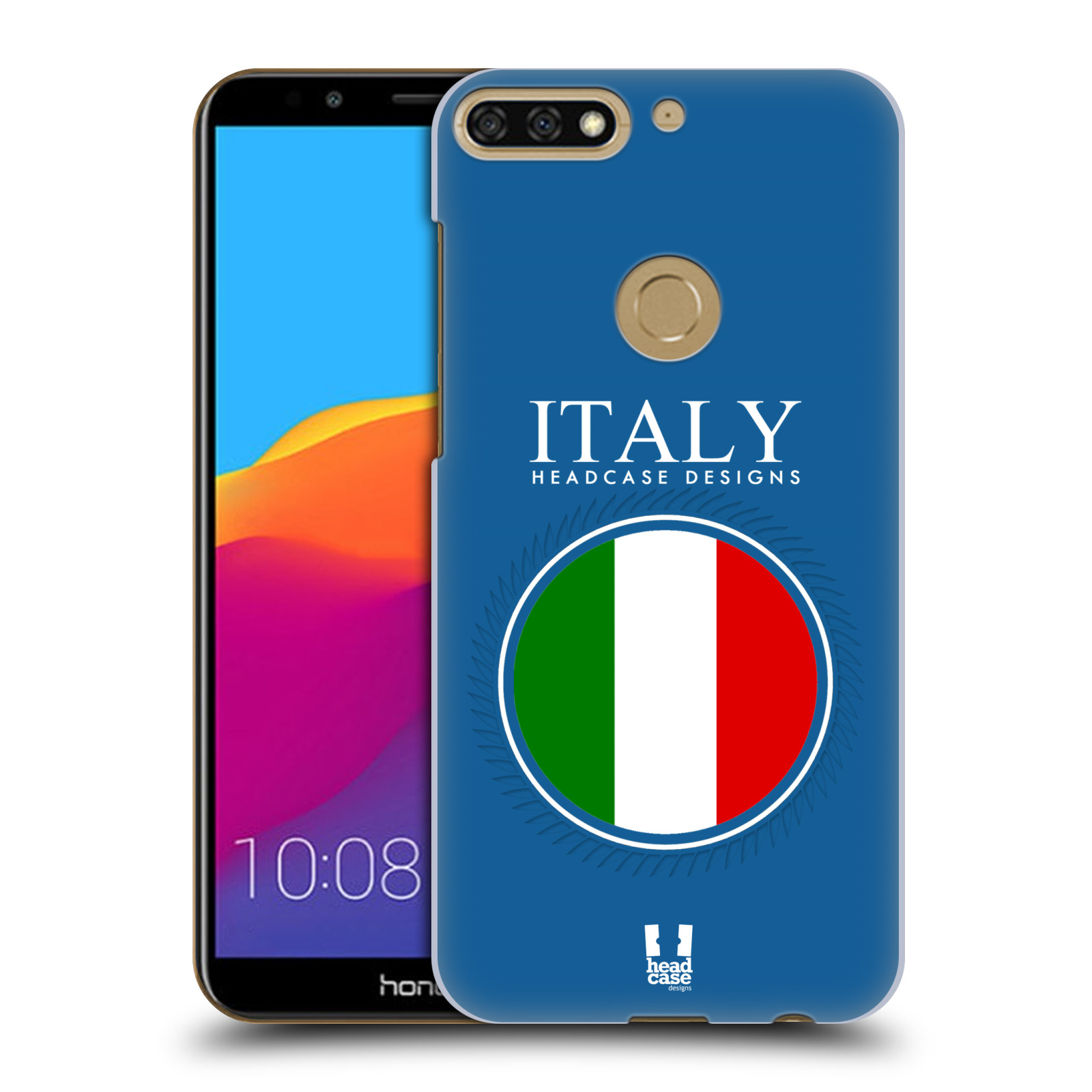 HEAD CASE plastový obal na mobil Honor 7c vzor Vlajky státy 2 ITÁLIE
