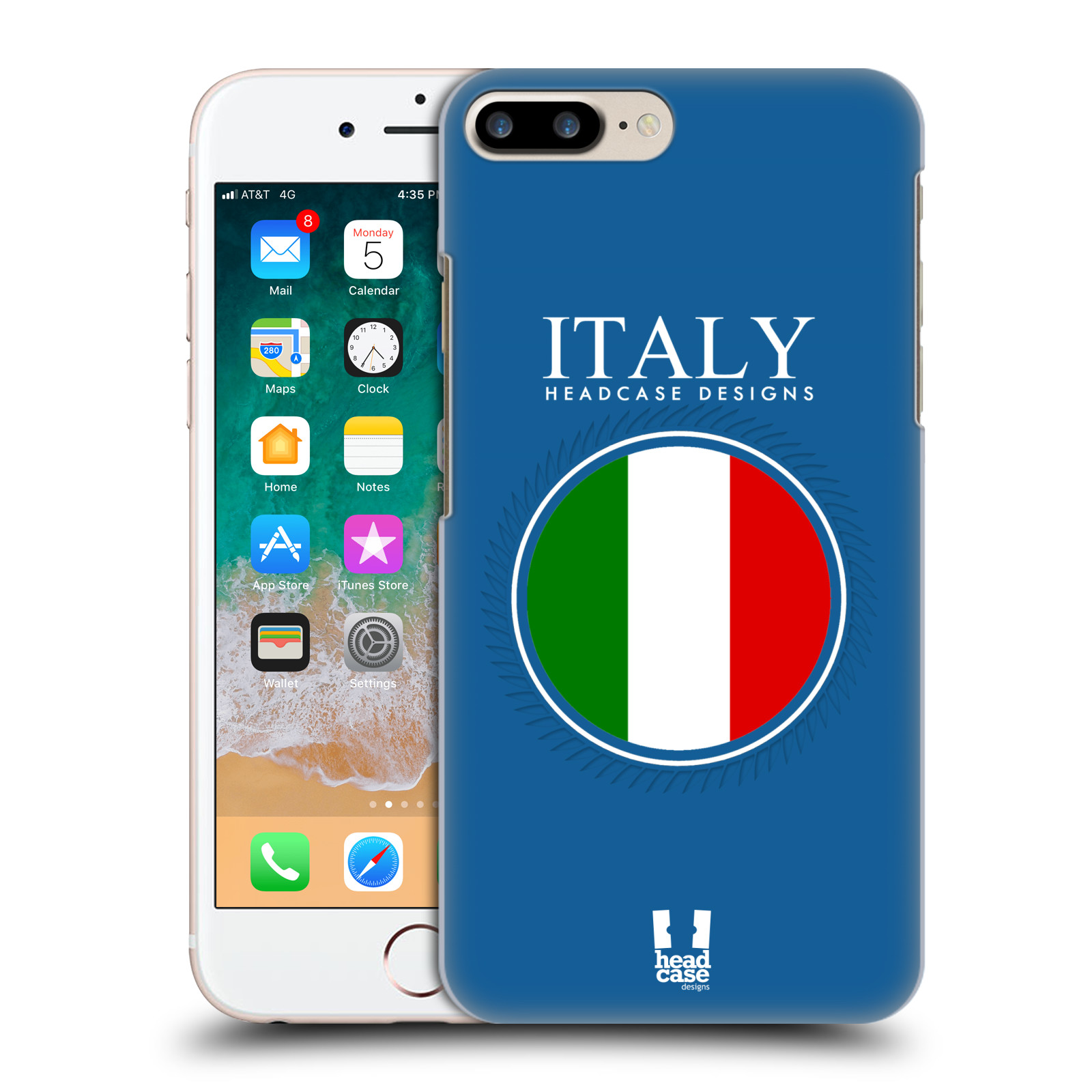 HEAD CASE plastový obal na mobil Apple Iphone 7 PLUS vzor Vlajky státy 2 ITÁLIE