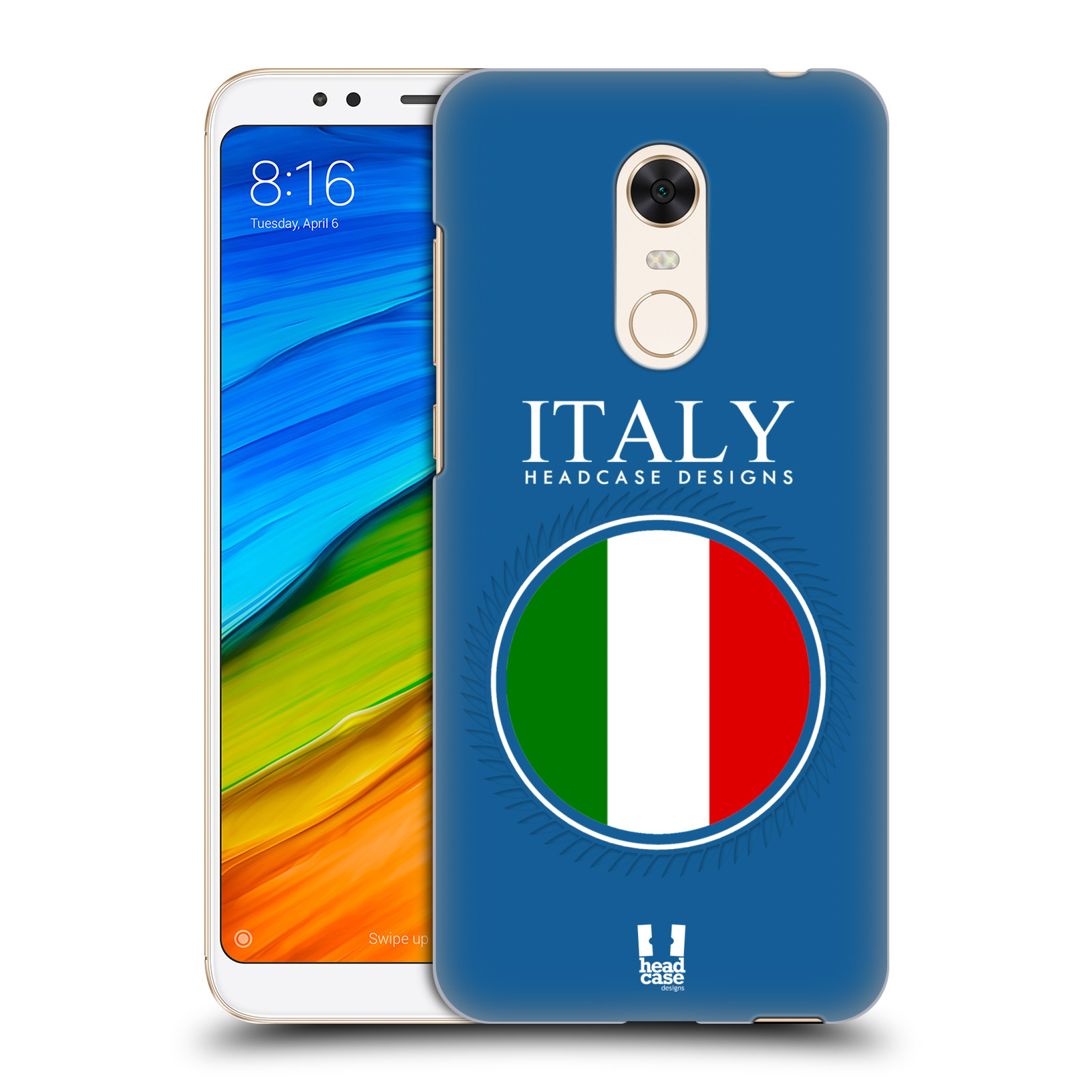 HEAD CASE plastový obal na mobil Xiaomi Redmi 5 PLUS vzor Vlajky státy 2 ITÁLIE