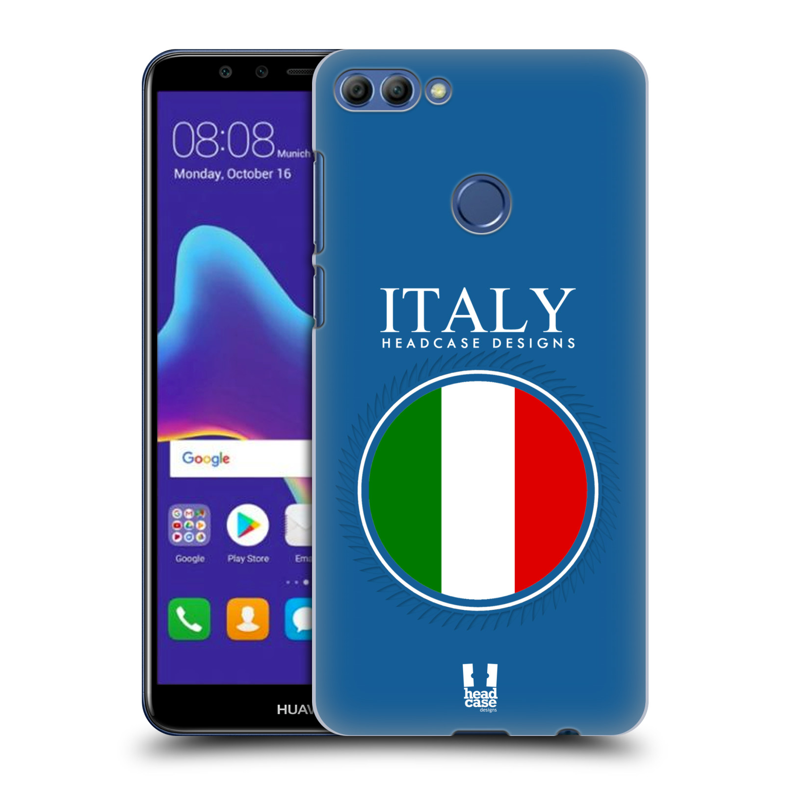 HEAD CASE plastový obal na mobil Huawei Y9 2018 vzor Vlajky státy 2 ITÁLIE