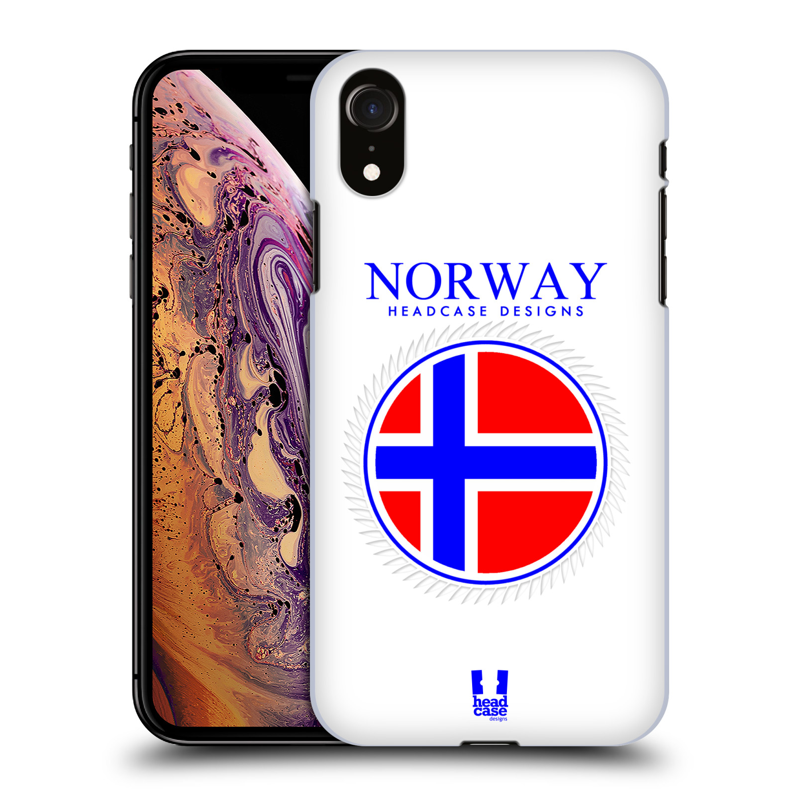 HEAD CASE plastový obal na mobil Apple Iphone XR vzor Vlajky státy 2 NORSKO