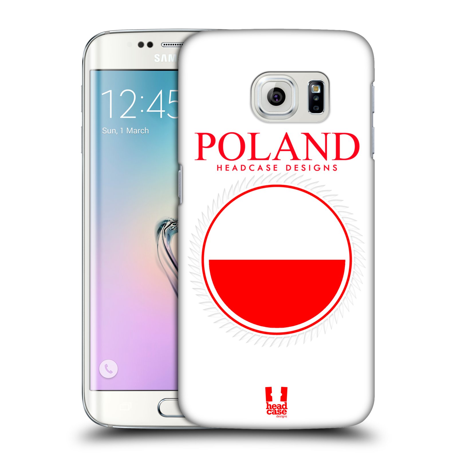 HEAD CASE plastový obal na mobil SAMSUNG Galaxy S6 EDGE (G9250, G925, G925F) vzor Vlajky státy 2 POLSKO