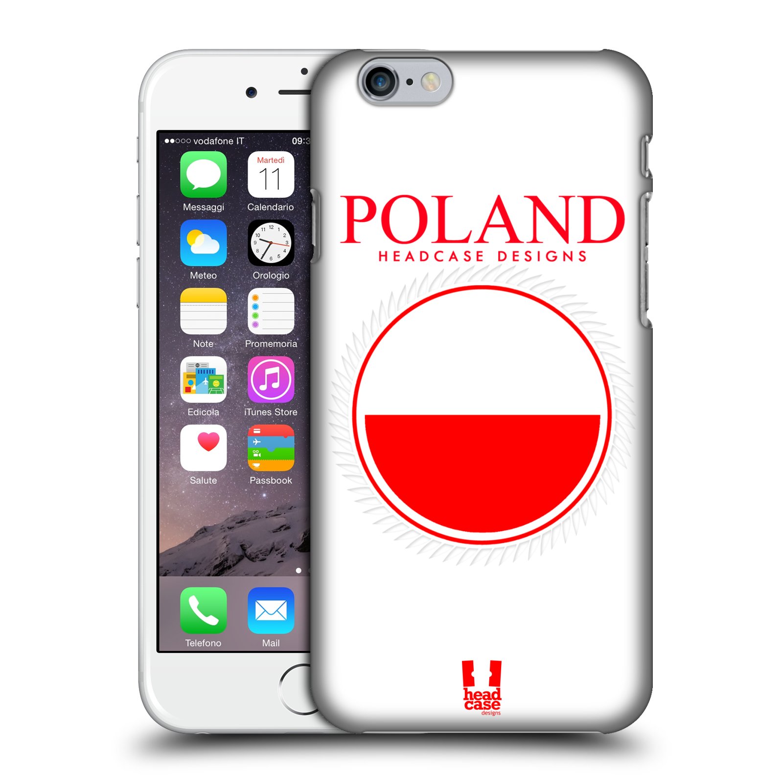 Plastové pouzdro pro mobil Apple Iphone 6/6S vzor Vlajky státy 2 POLSKO