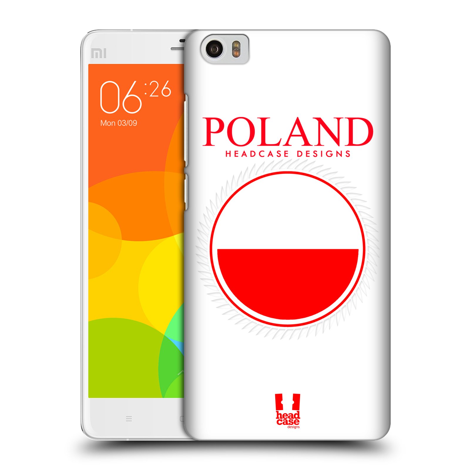 HEAD CASE pevný plastový obal na mobil XIAOMI Mi Note vzor Vlajky státy 2 POLSKO