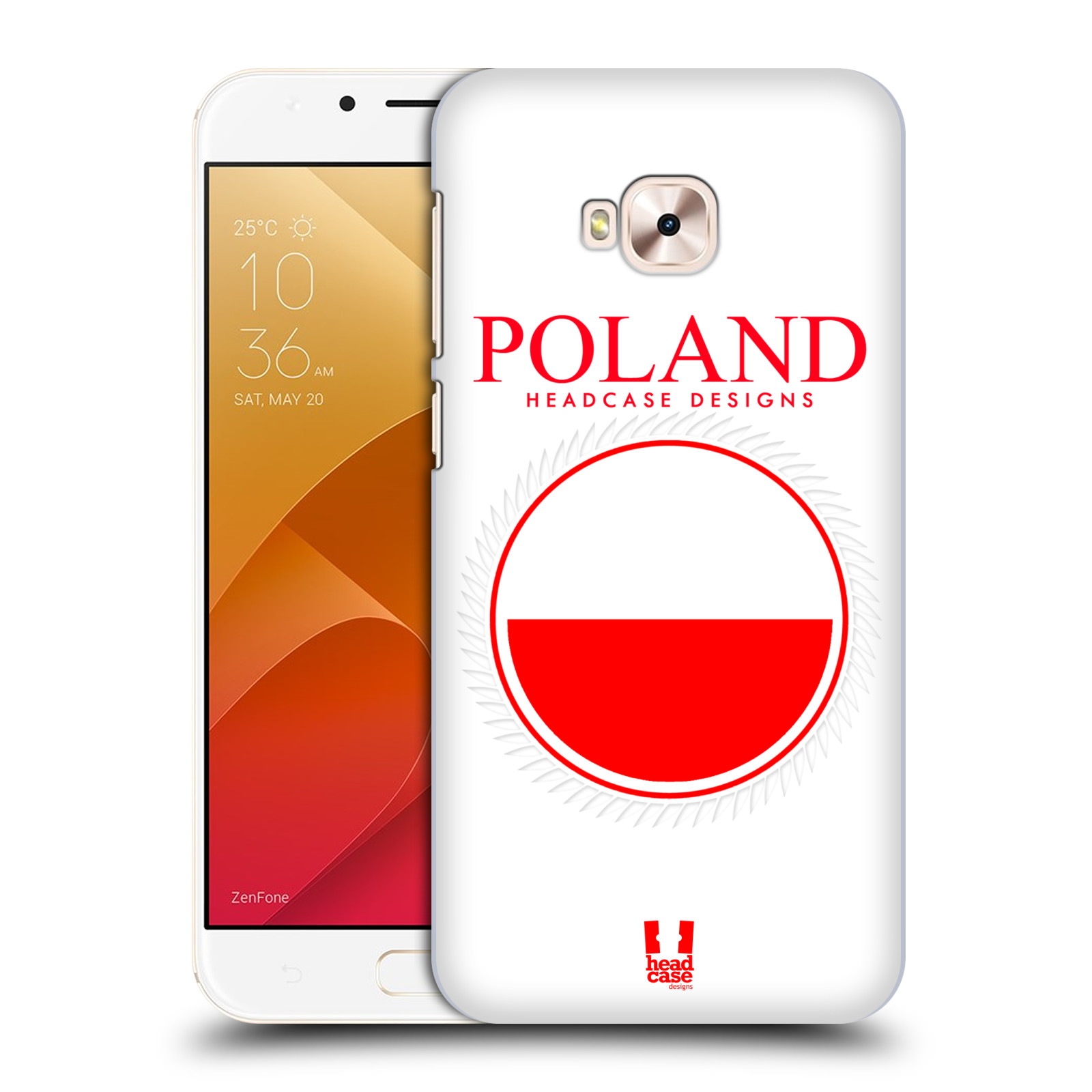 HEAD CASE plastový obal na mobil Asus Zenfone 4 Selfie Pro ZD552KL vzor Vlajky státy 2 POLSKO