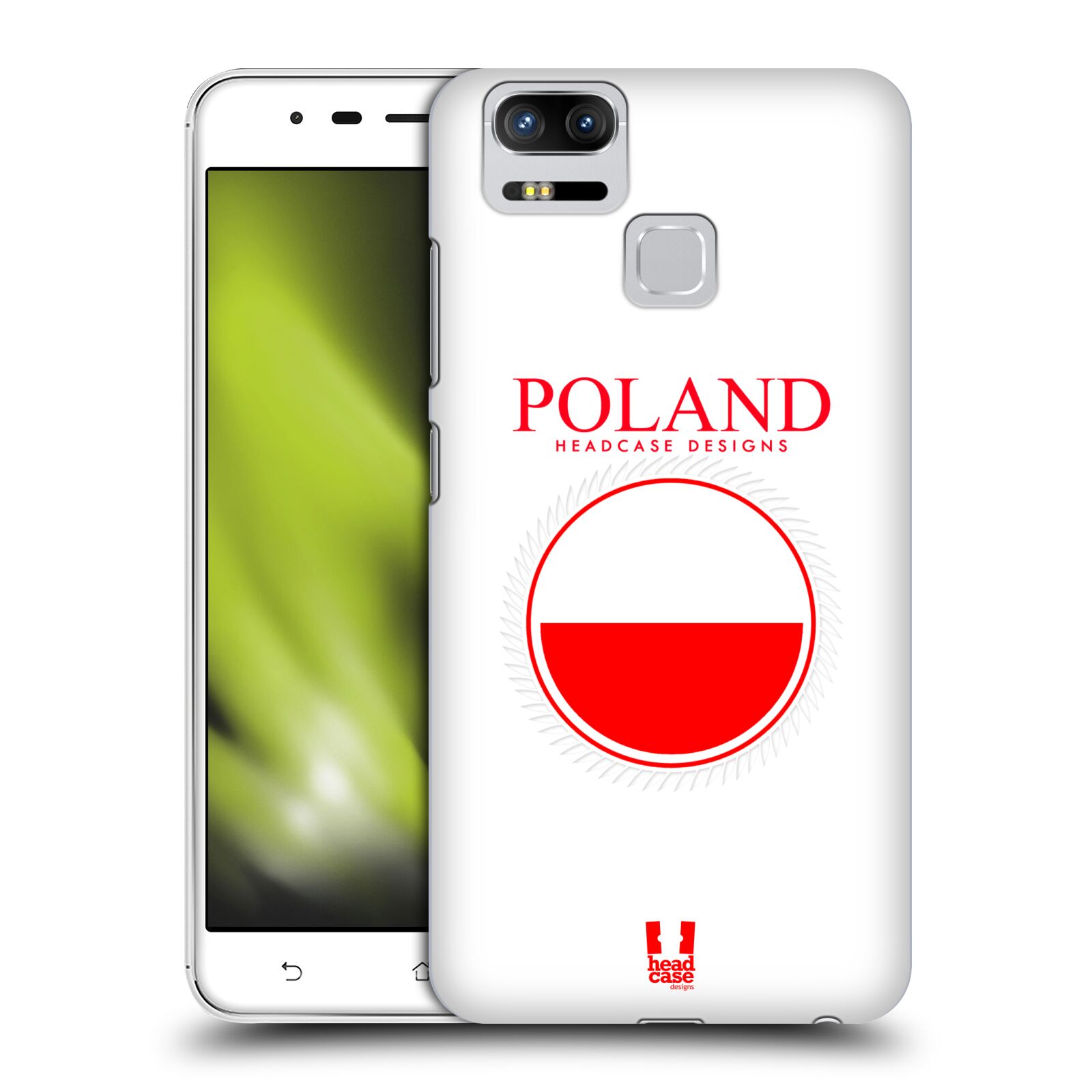 HEAD CASE plastový obal na mobil Asus Zenfone 3 Zoom ZE553KL vzor Vlajky státy 2 POLSKO