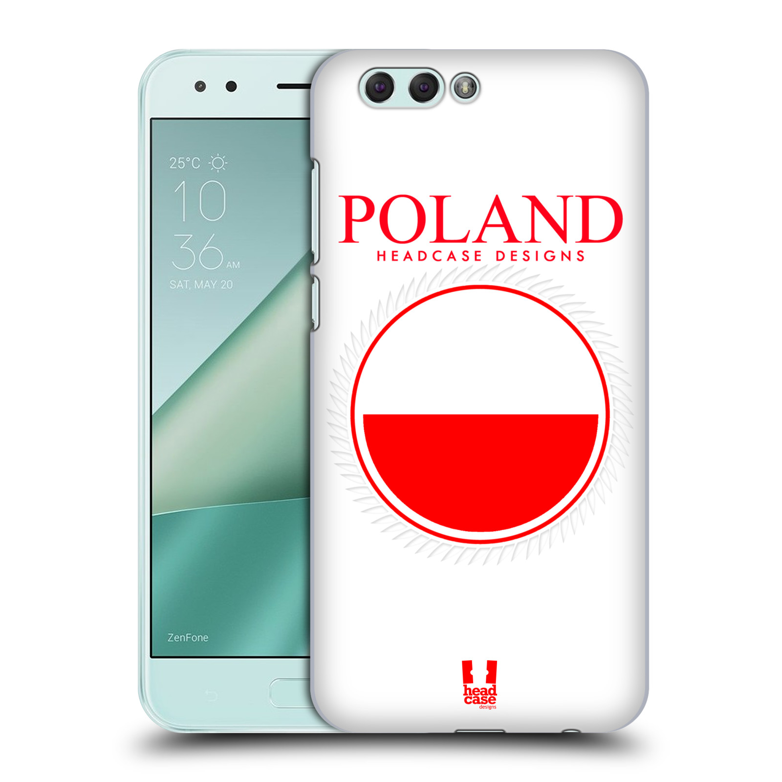 HEAD CASE plastový obal na mobil Asus Zenfone 4 ZE554KL vzor Vlajky státy 2 POLSKO