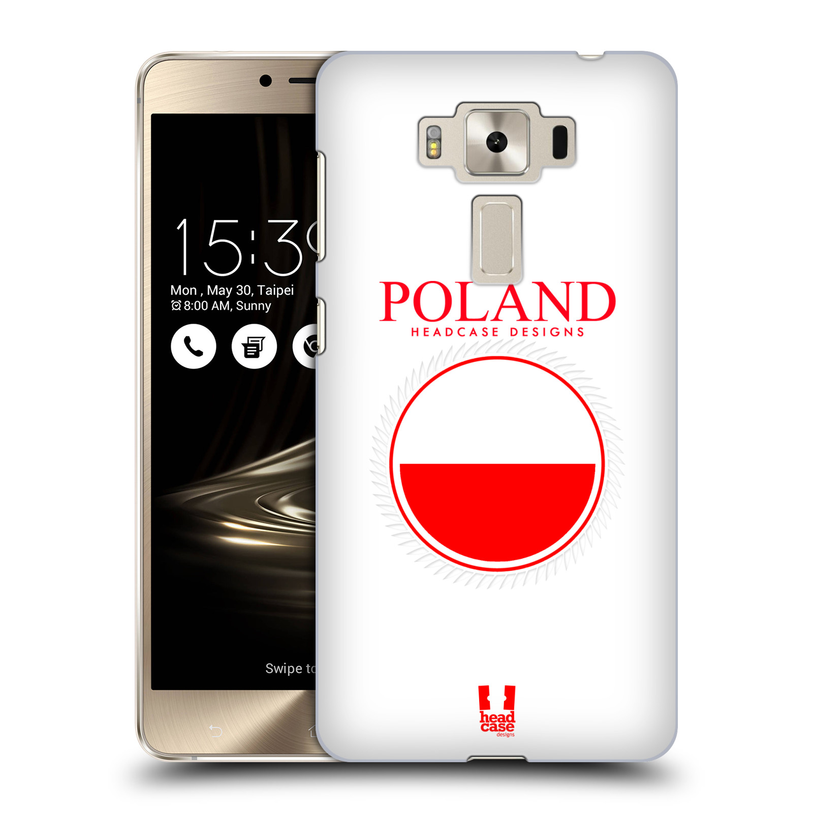 HEAD CASE plastový obal na mobil Asus Zenfone 3 DELUXE ZS550KL vzor Vlajky státy 2 POLSKO