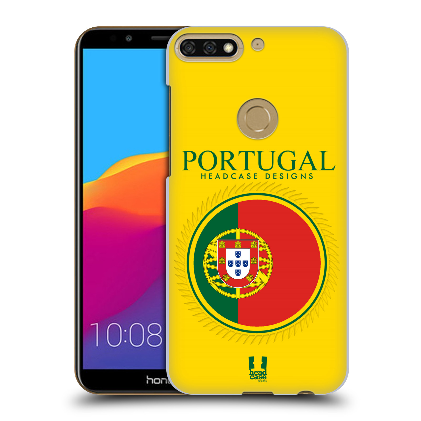 HEAD CASE plastový obal na mobil Honor 7c vzor Vlajky státy 2 PORTUGALSKO