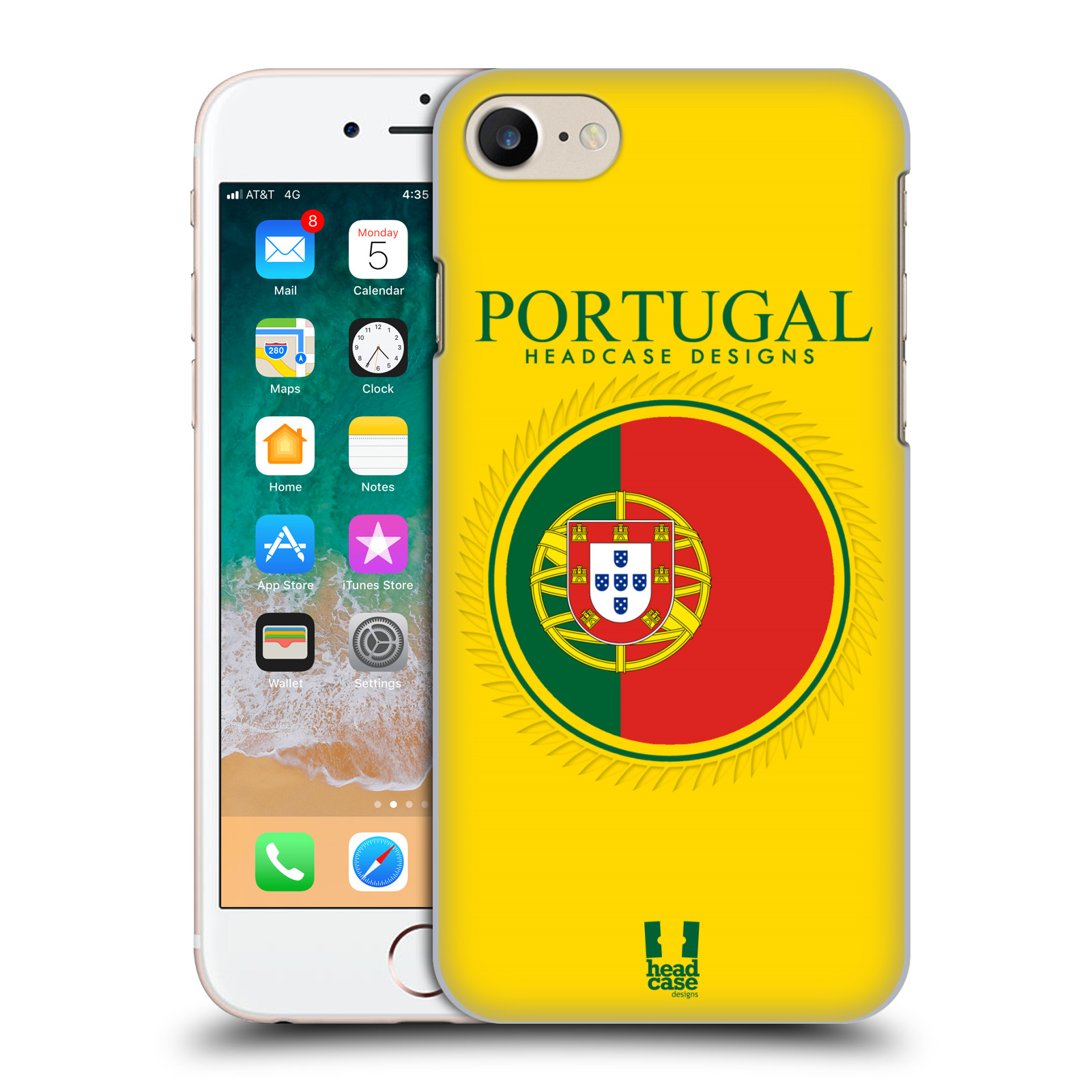 HEAD CASE plastový obal na mobil Apple Iphone 7 vzor Vlajky státy 2 PORTUGALSKO
